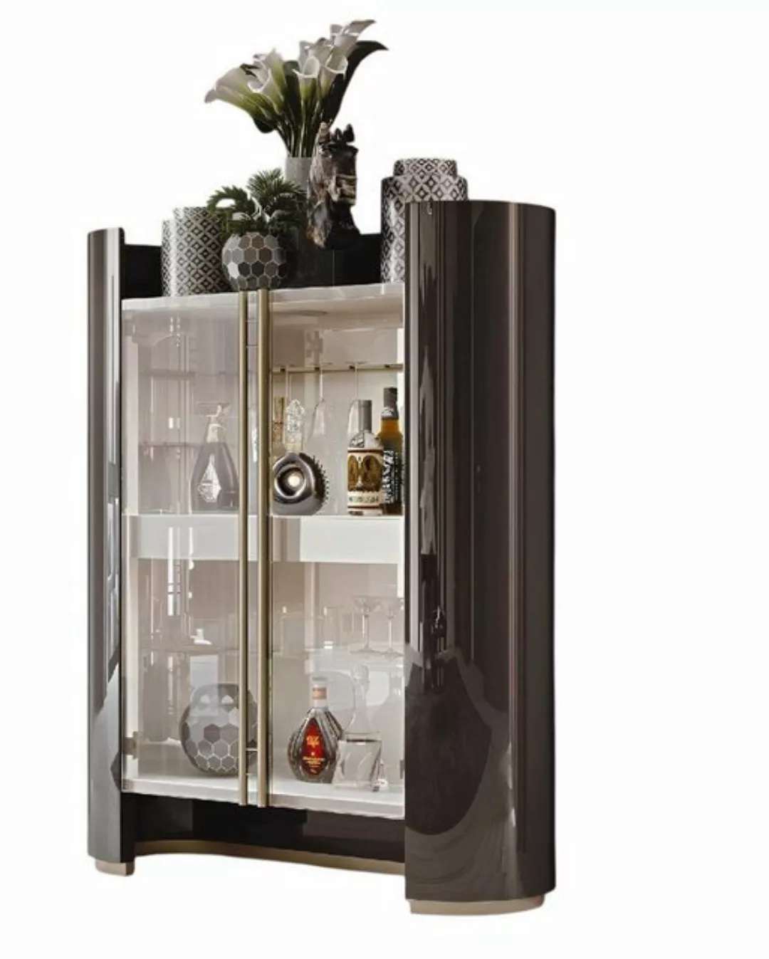 Xlmoebel Vitrine Neue Bizzotto Design Vitrine für das Esszimmer und Wohnzim günstig online kaufen