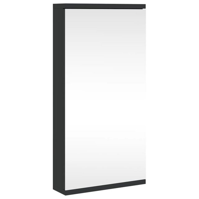 vidaXL Badezimmerspiegelschrank Eck-Spiegelschrank Schwarz 30x24x60 cm (1-S günstig online kaufen