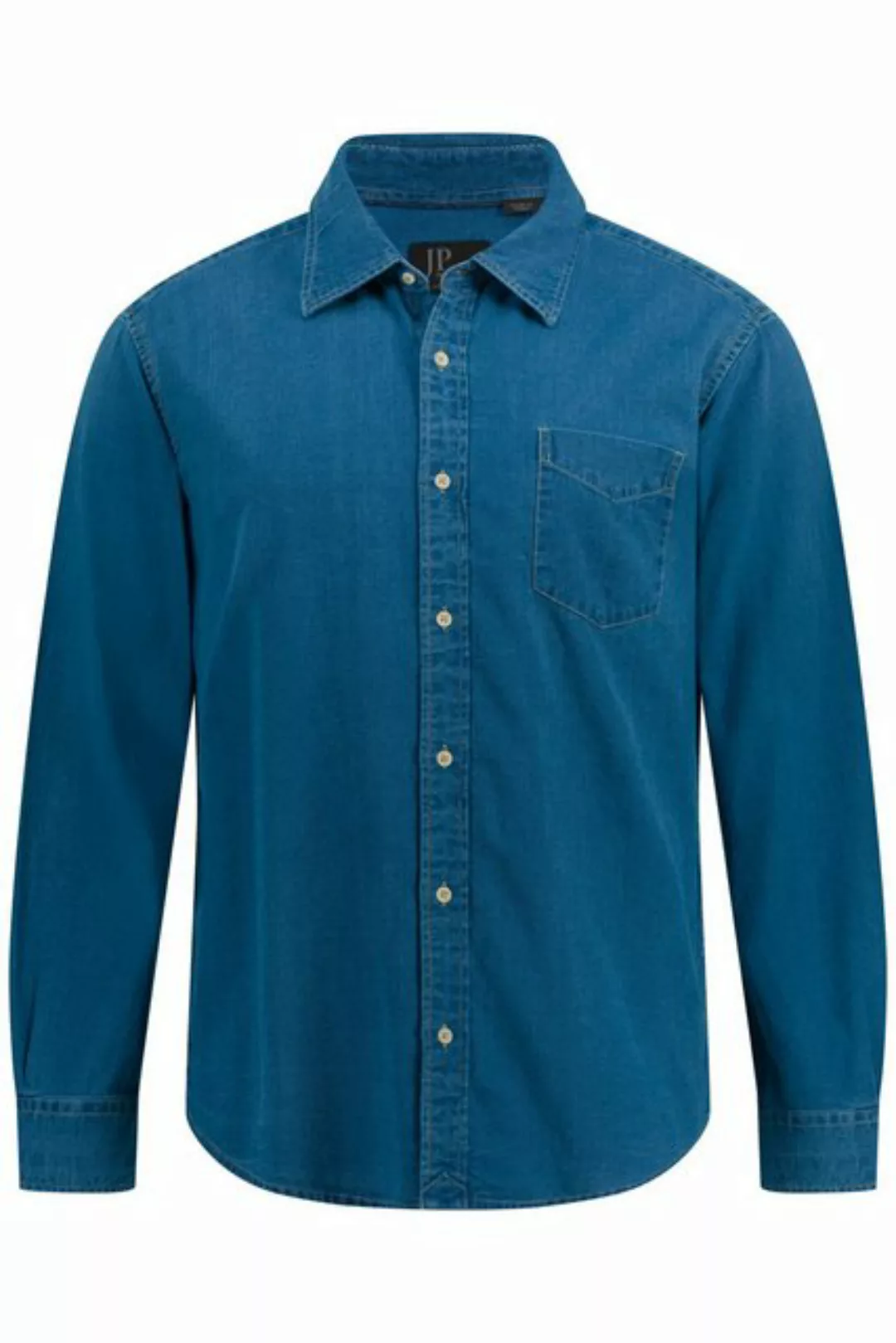 JP1880 Businesshemd Hemd Langarm Jeans Optik Kentkragen Modern Fit günstig online kaufen