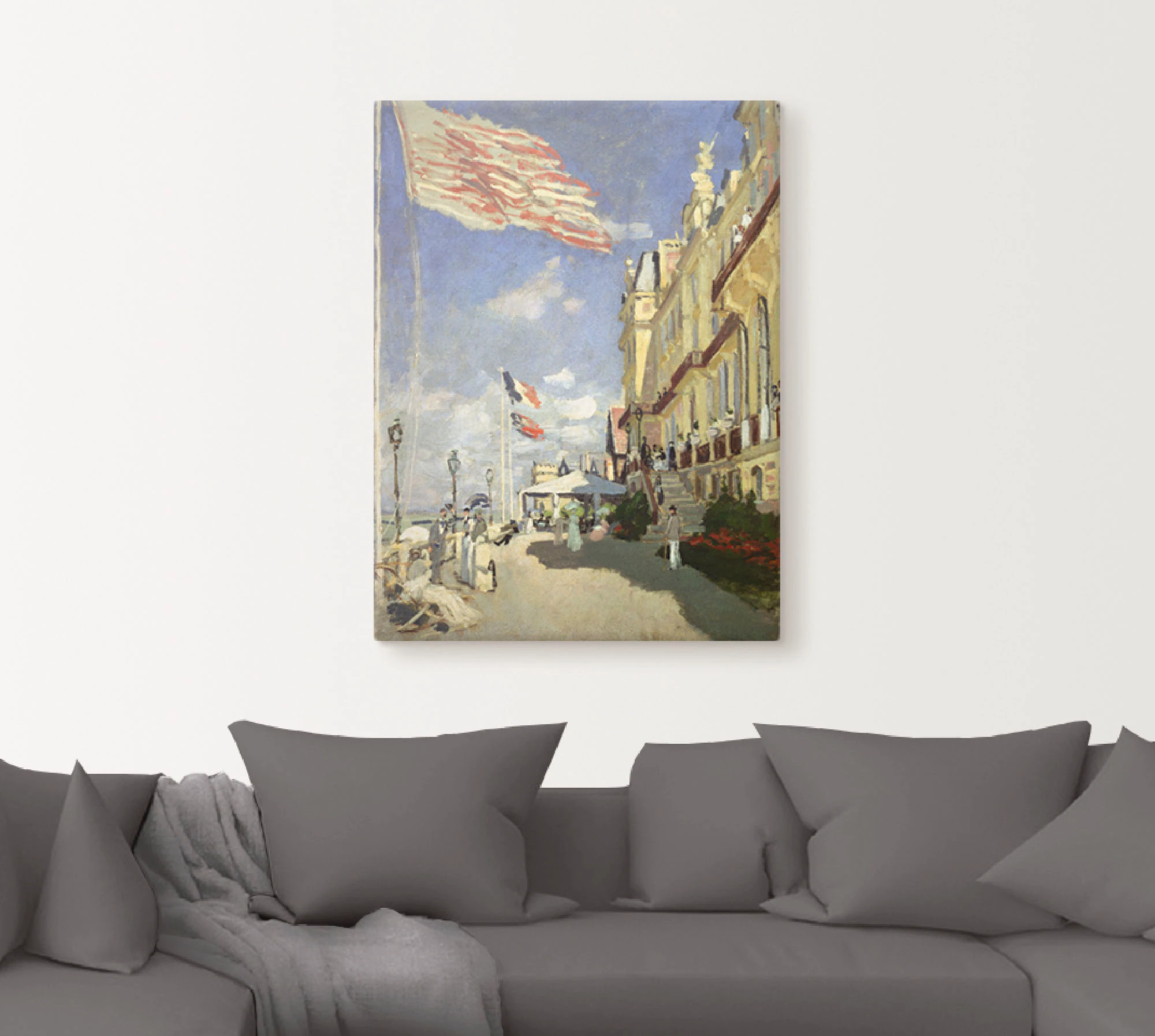 Artland Leinwandbild »Hotel des Roches Noires in Trouville«, Frankreich, (1 günstig online kaufen