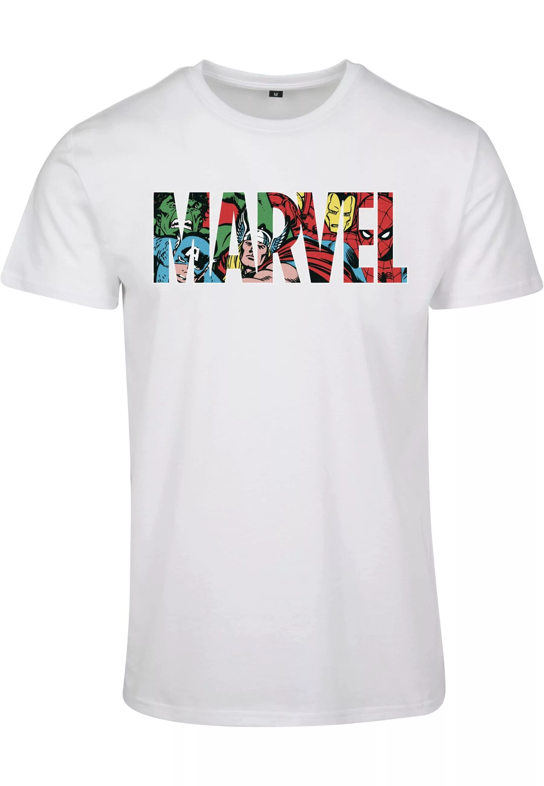 Merchcode T-Shirt "Merchcode Herren Marvel Logo Character Tee" günstig online kaufen