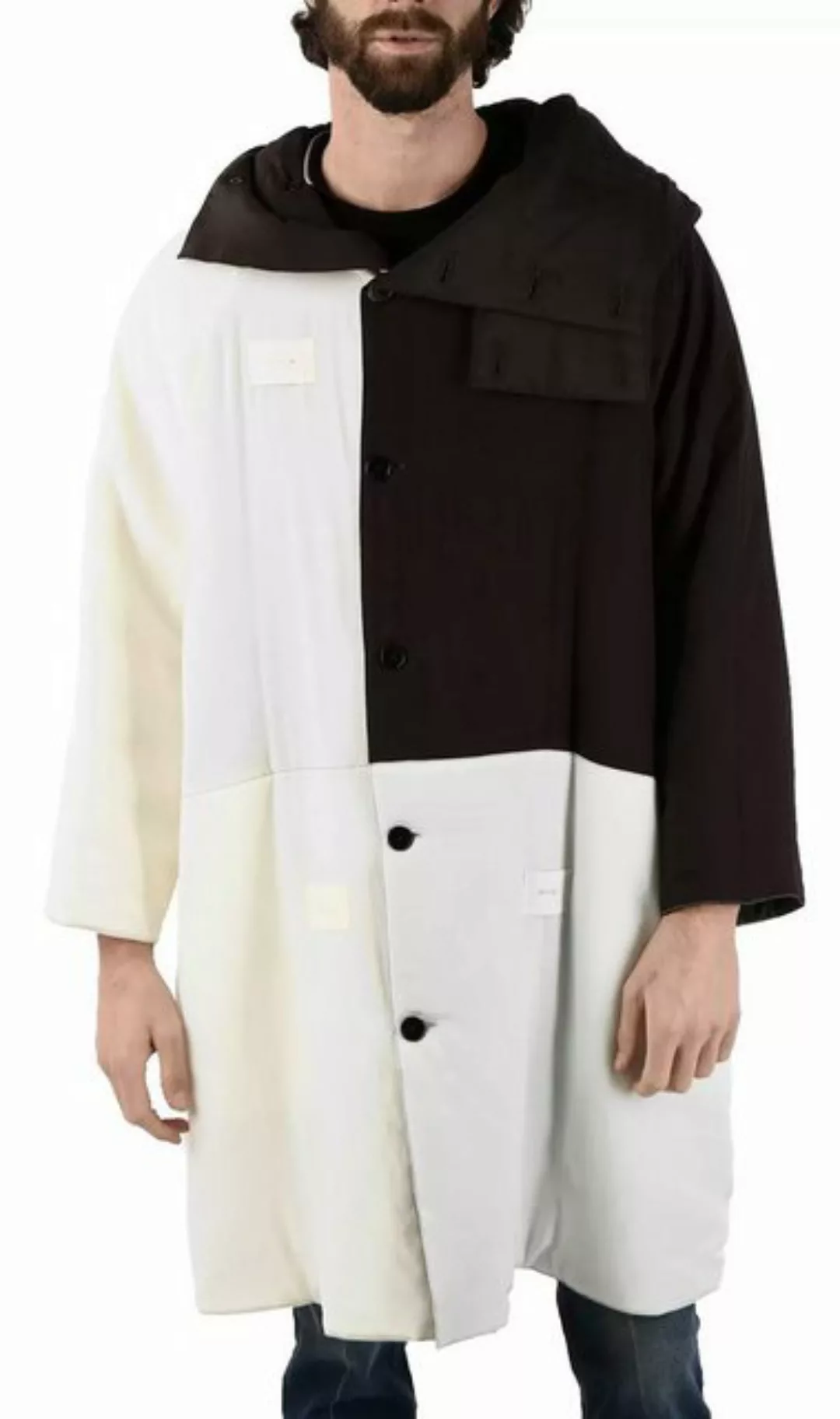 JIL SANDER Langmantel Oversized Trenchcoat Parka in Seide mit Kapuze höchst günstig online kaufen