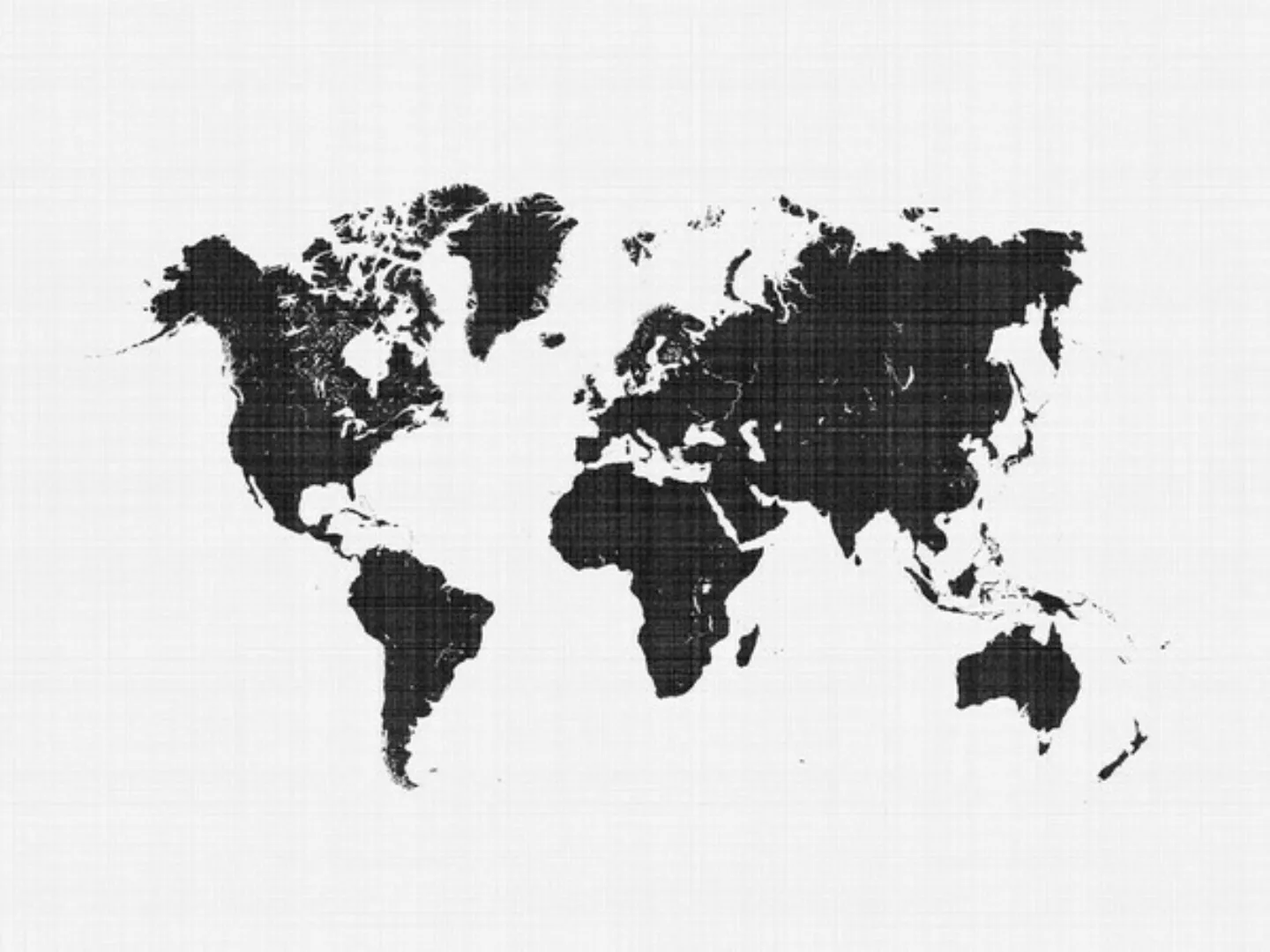 Poster / Leinwandbild - World Map günstig online kaufen