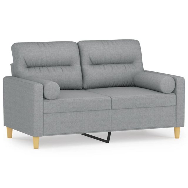 vidaXL Sofa Sofa mit Zierkissen Stoff, 120 cm, 2-Sitzer günstig online kaufen