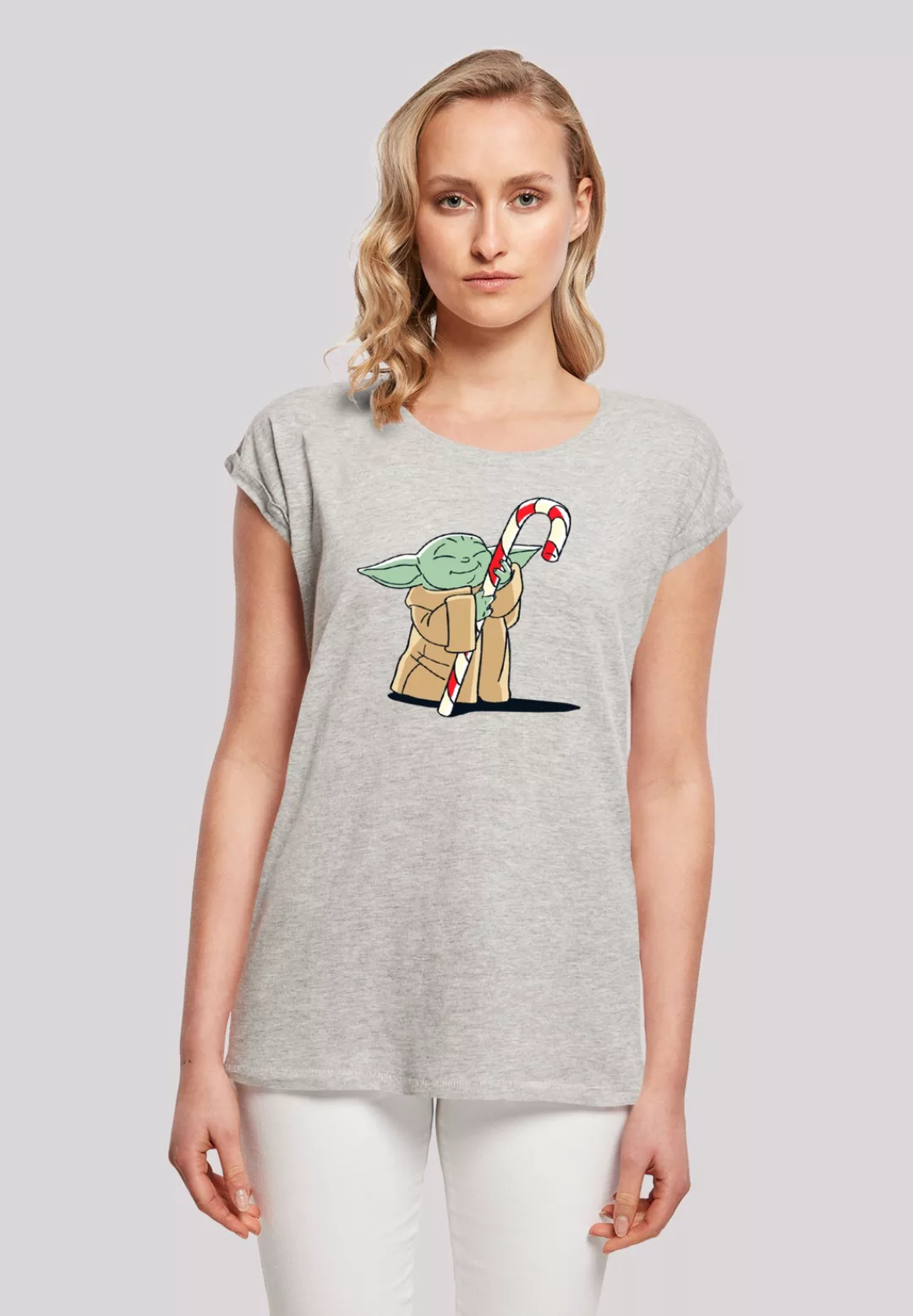 F4NT4STIC T-Shirt "Star Wars Grogu Loves Candy stick", Premium Qualität günstig online kaufen