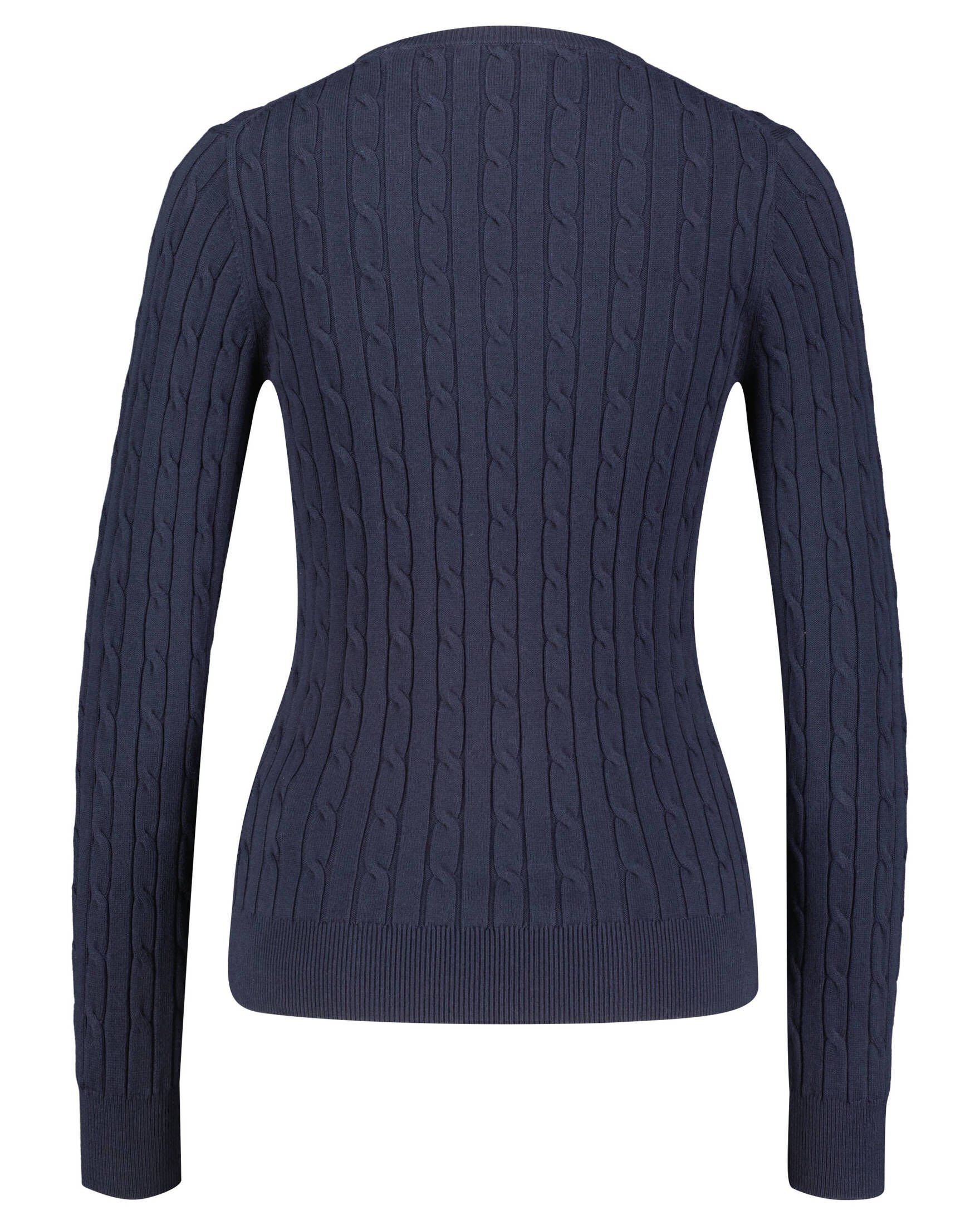 Gant Strickpullover Damen Strickpullover mit Zopfmuster günstig online kaufen