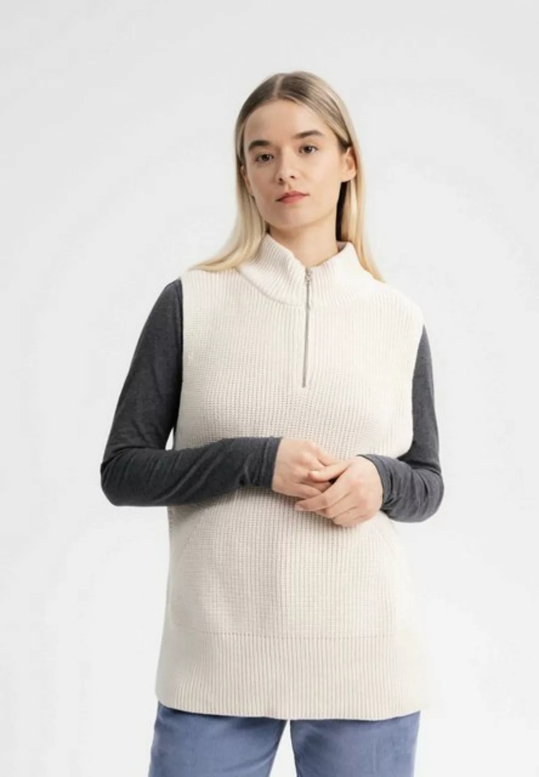 MELA Rollkragenpullover Rollkragen Strick Pullunder GAMINI clean günstig online kaufen