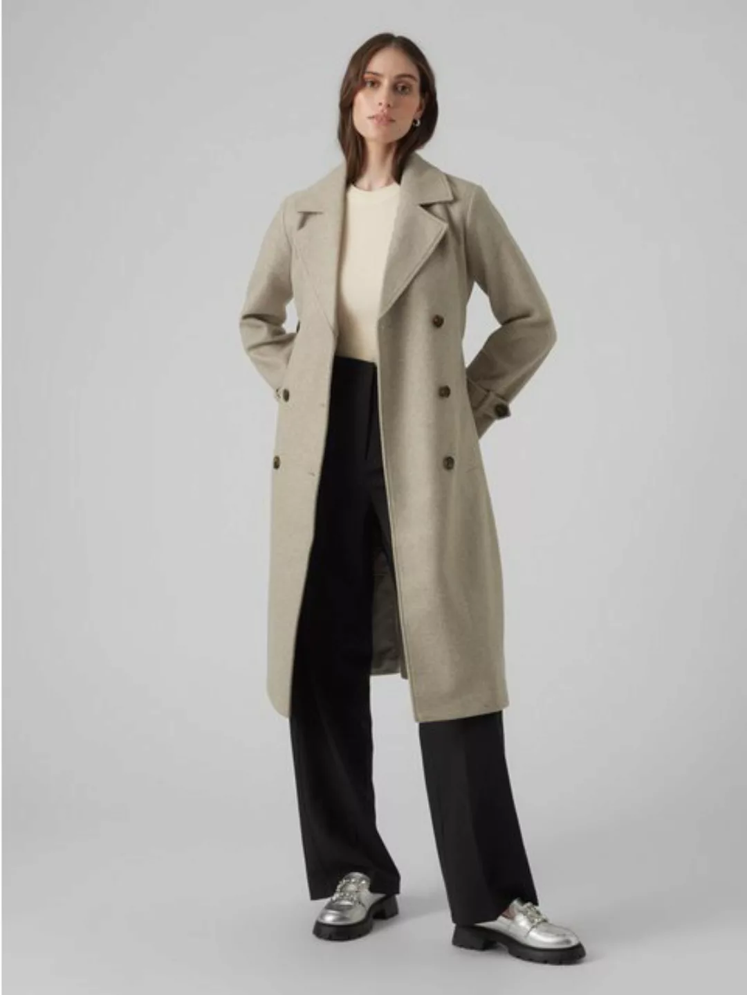 Vero Moda Trenchcoat "VMFORTUNEVEGA LONG TRENCHCOAT GA NOOS" günstig online kaufen