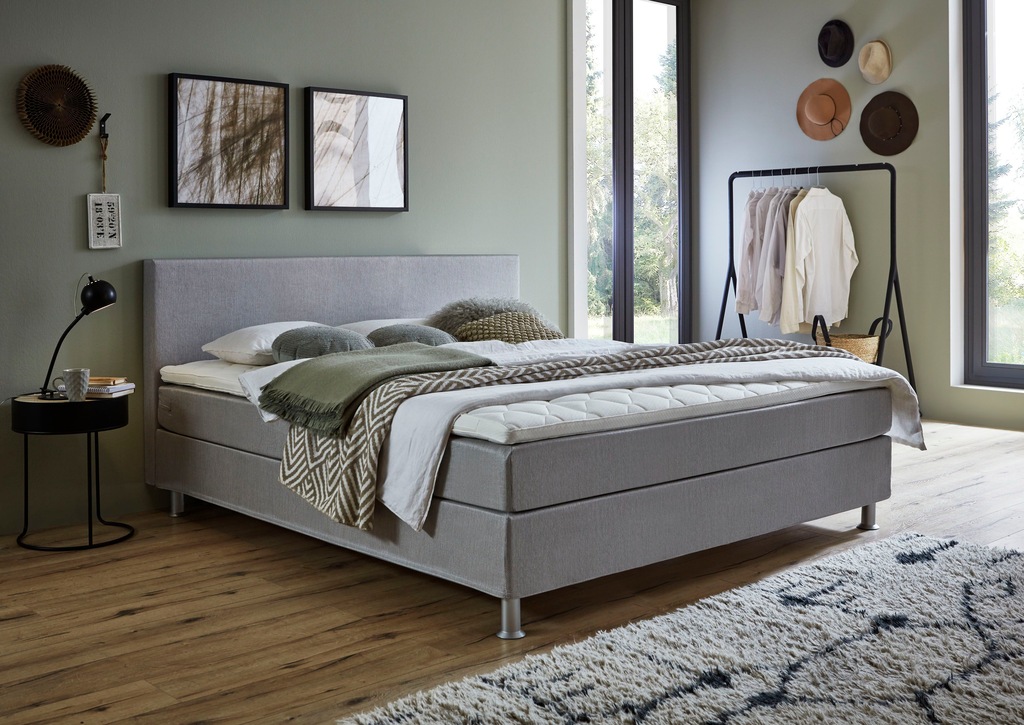 ATLANTIC home collection Boxbett "Edison", inkl. Bonnellfederkern-Matratze günstig online kaufen