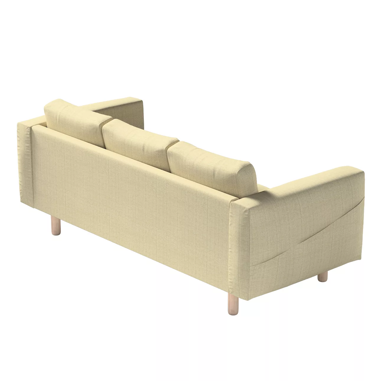 Bezug für Norsborg 3-Sitzer Sofa, beige-creme, Norsborg 3-Sitzer Sofabezug, günstig online kaufen