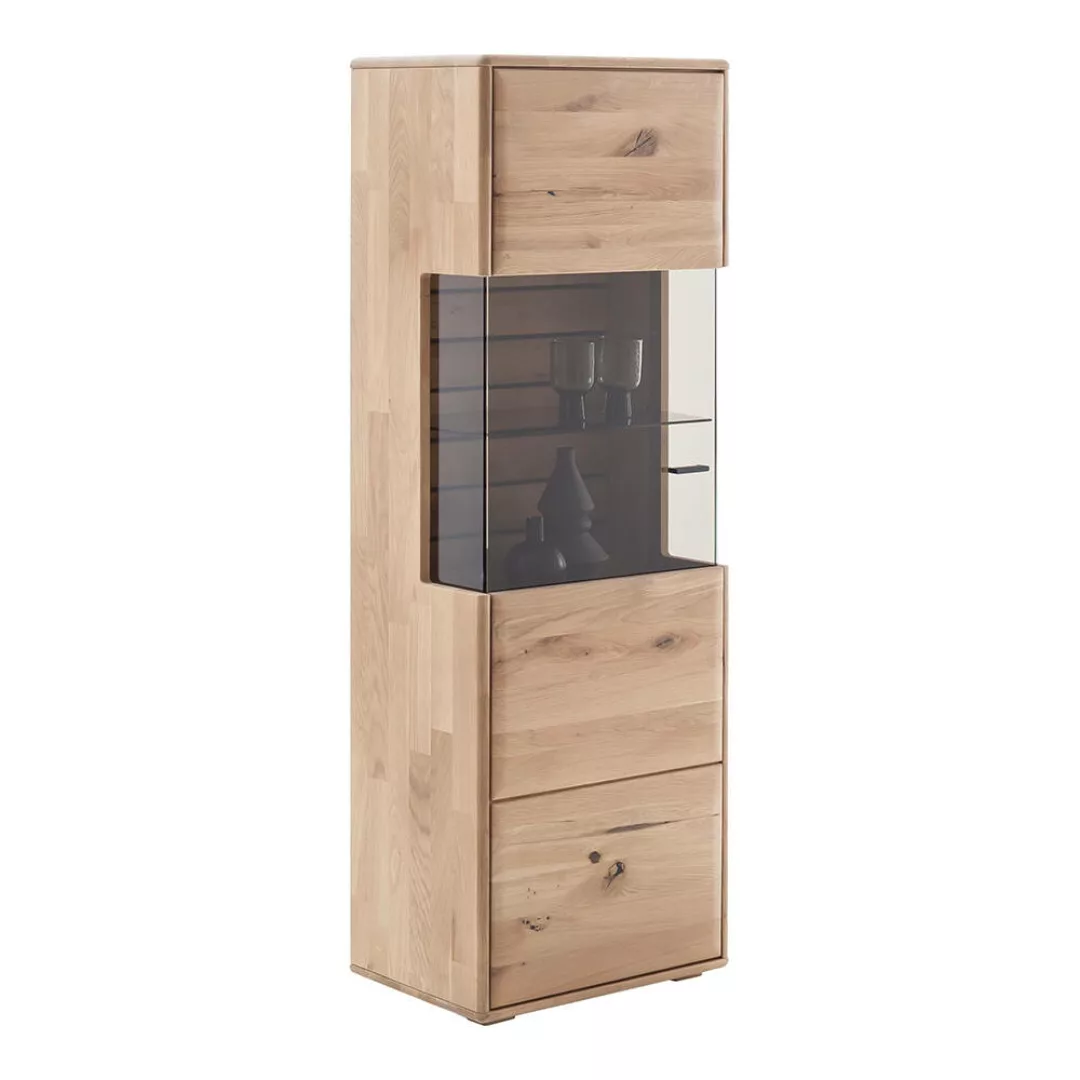 Highboard in Eiche massiv geölt GALWAY-05 günstig online kaufen