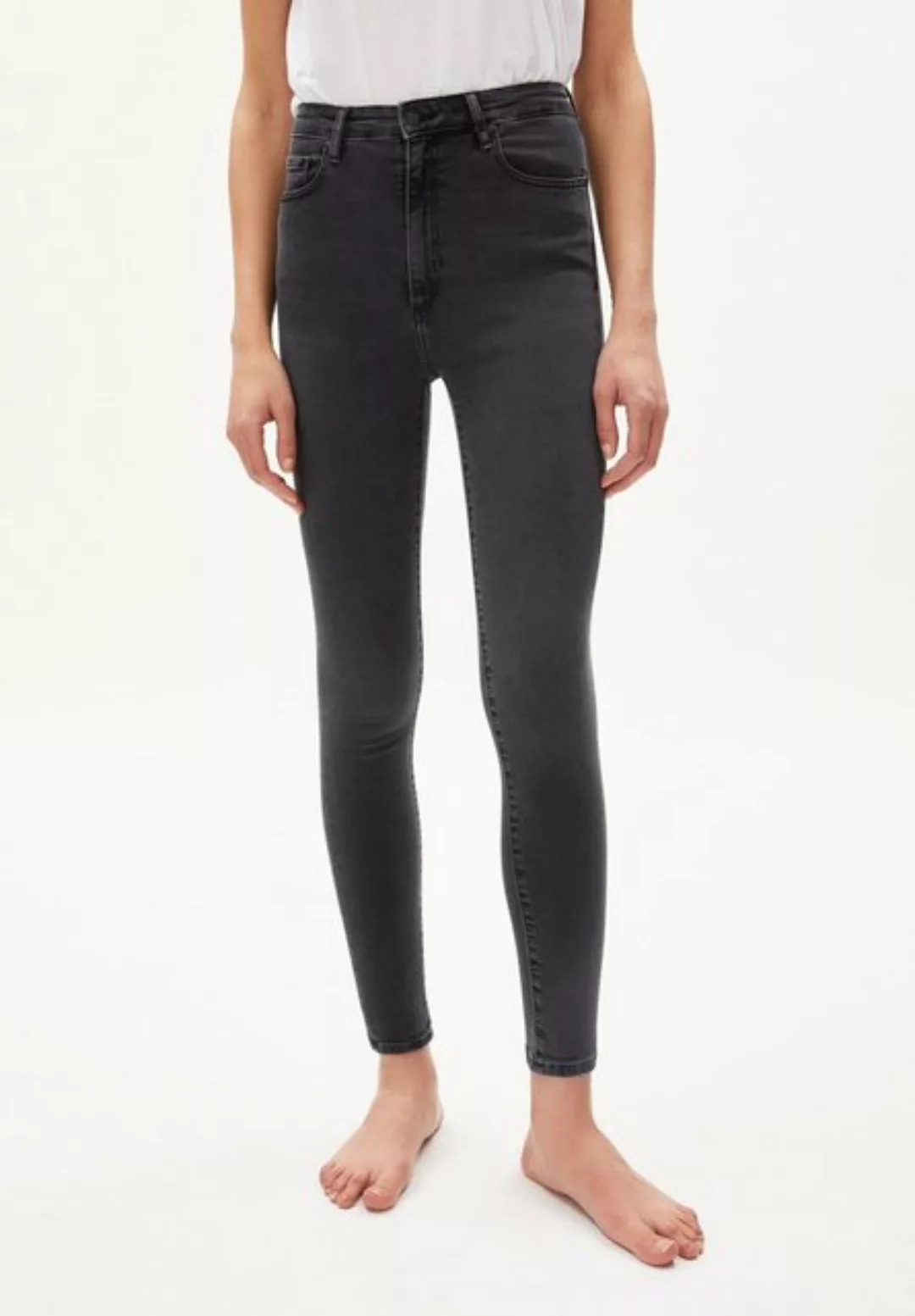 Jeans INGAA X STRETCH in black night von ARMEDANGELS günstig online kaufen