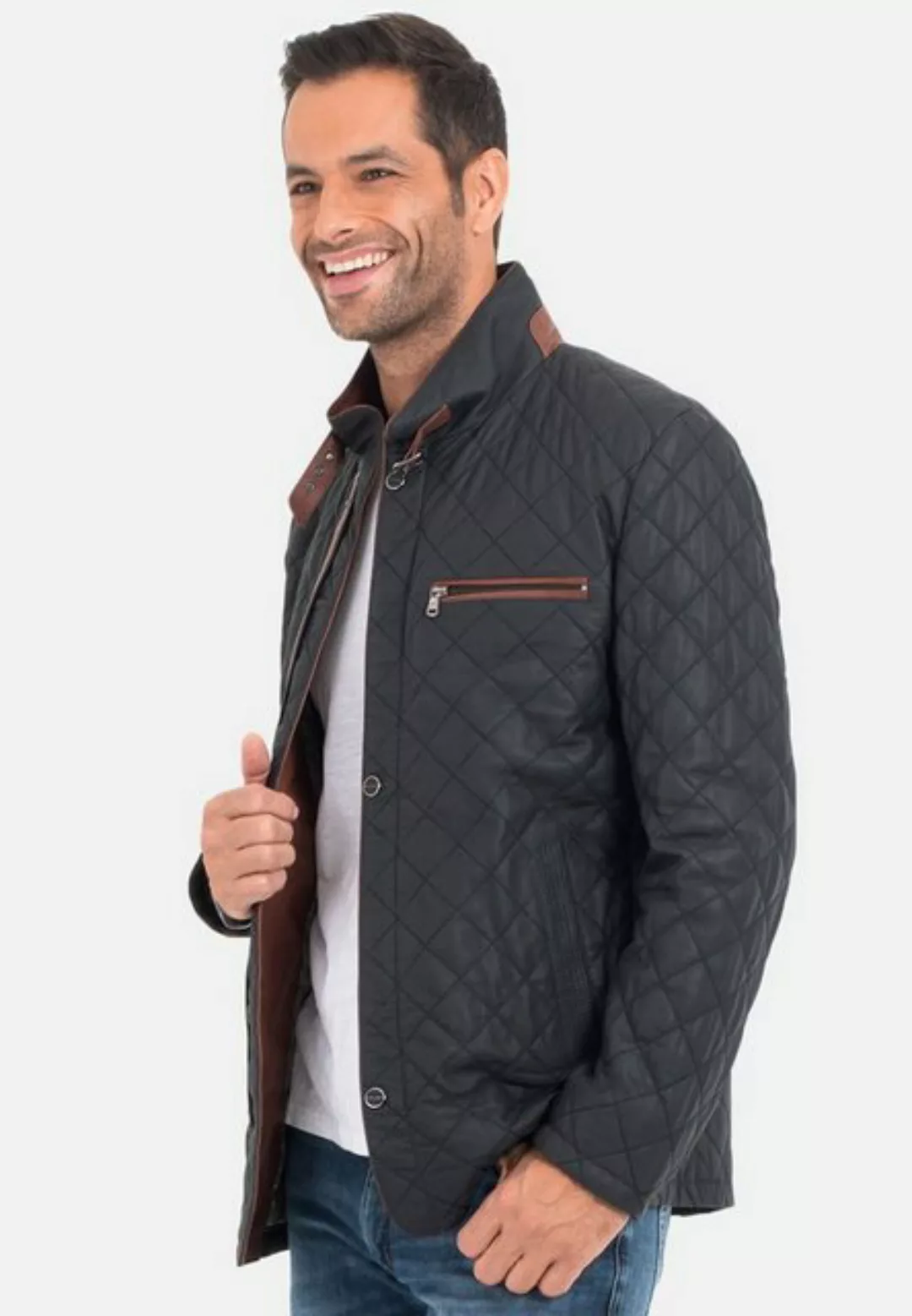 Lolus Lederjacke Leno Elegante Stepp Lederjacke aus weichem Lammleder günstig online kaufen