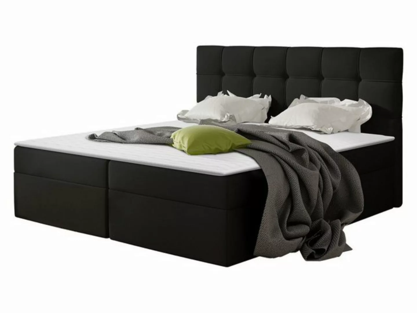 MIRJAN24 Boxspringbett Nele (Lattenrost, Kopfteil und Matratze + Topper), m günstig online kaufen