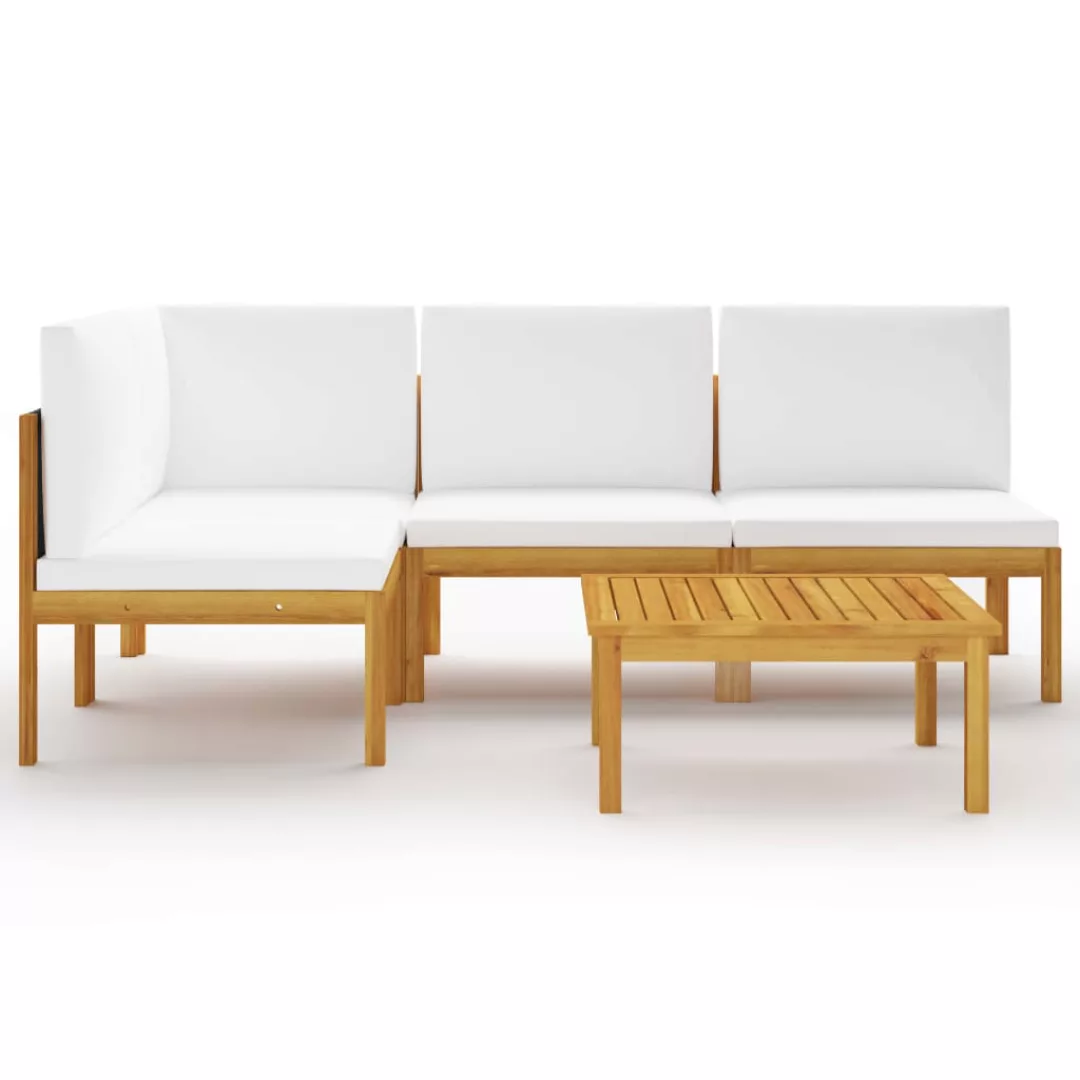 vidaXL Akazie Massivholz Gartenmöbel Sitzgruppe Lounge Sofa mehrere Auswahl günstig online kaufen