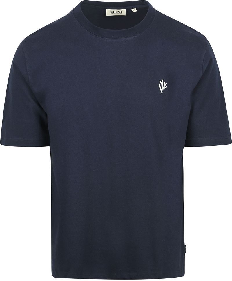 Shiwi T-Shirt Finn Coral Navy - Größe S günstig online kaufen