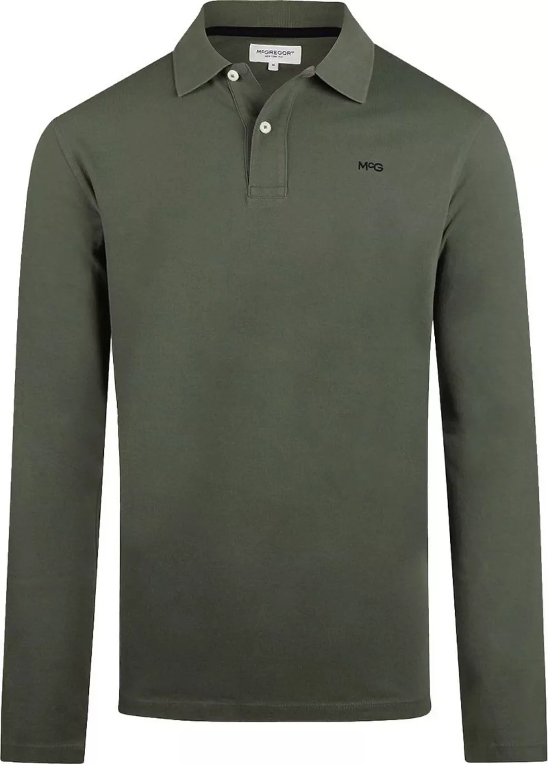 McGregor Long Sleeve Poloshirt Pine Grün - Größe 3XL günstig online kaufen