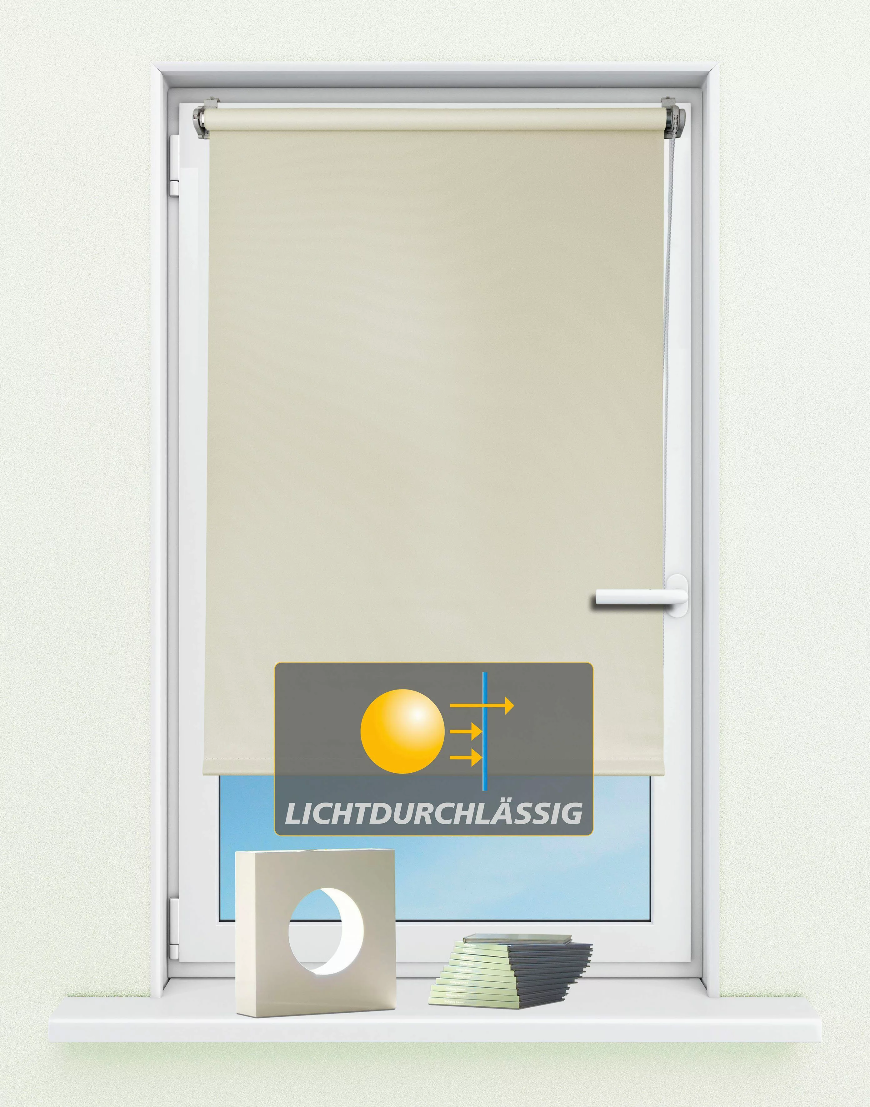 Seitenzugrollo Seitenzugrollo 'Ida', Lichtschutz, Klemmfix, ohne günstig online kaufen