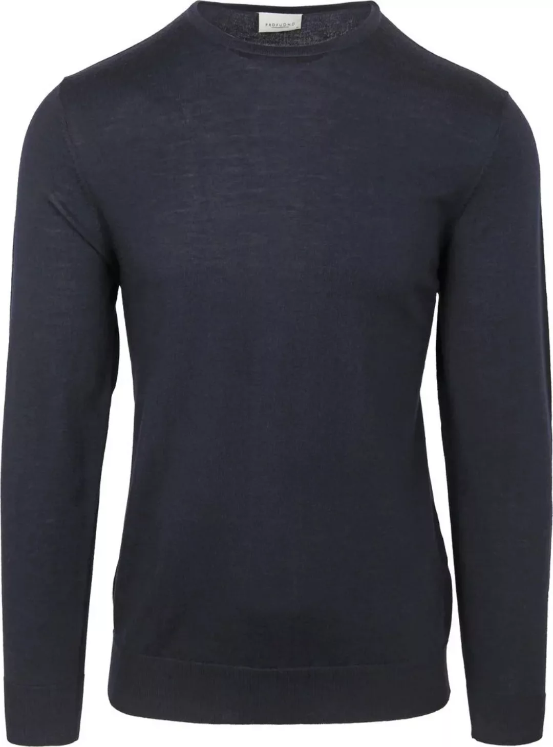 Profuomo Pullover Merinowolle Navy - Größe S günstig online kaufen