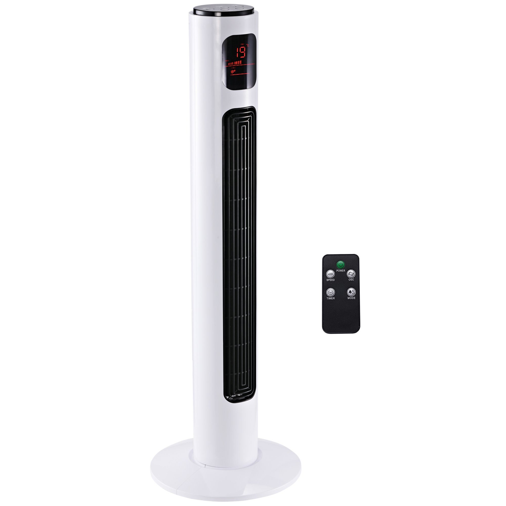 HOMCOM Turmventilator Turmventilator 70° oszillierender, Standventilator günstig online kaufen