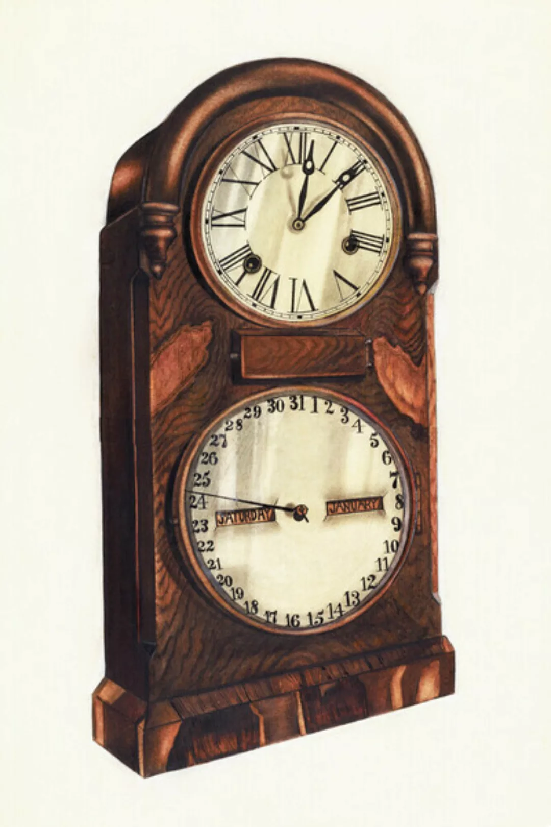 Poster / Leinwandbild - Grace Halpin: Uhr günstig online kaufen