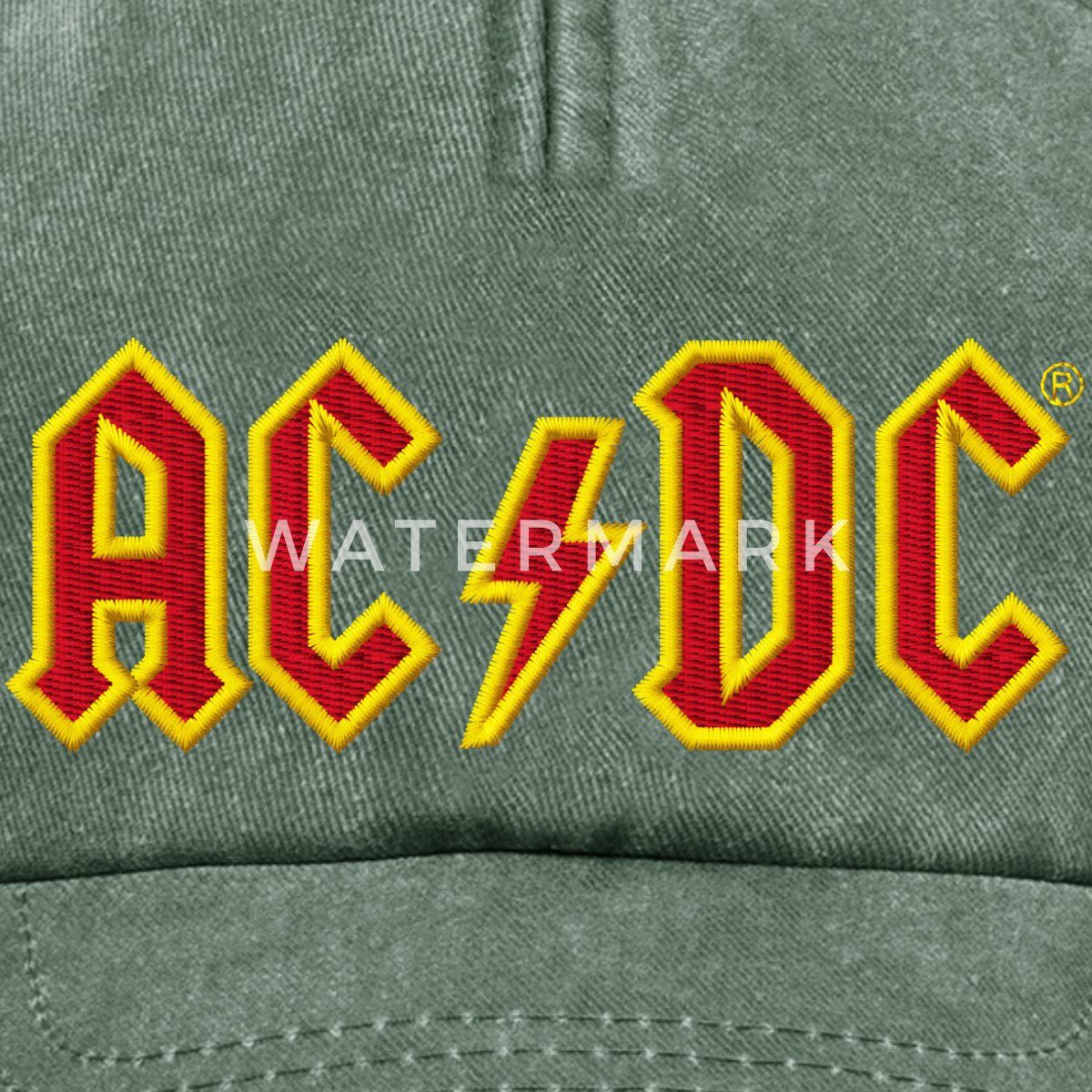 Spreadshirt Baseball Cap AC/DC In Rot günstig online kaufen