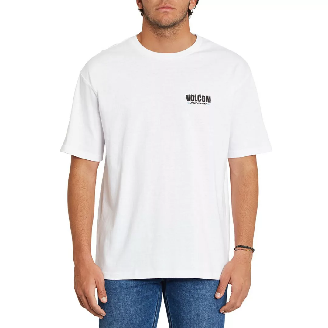 Volcom Companystone Kurzärmeliges T-shirt S White günstig online kaufen