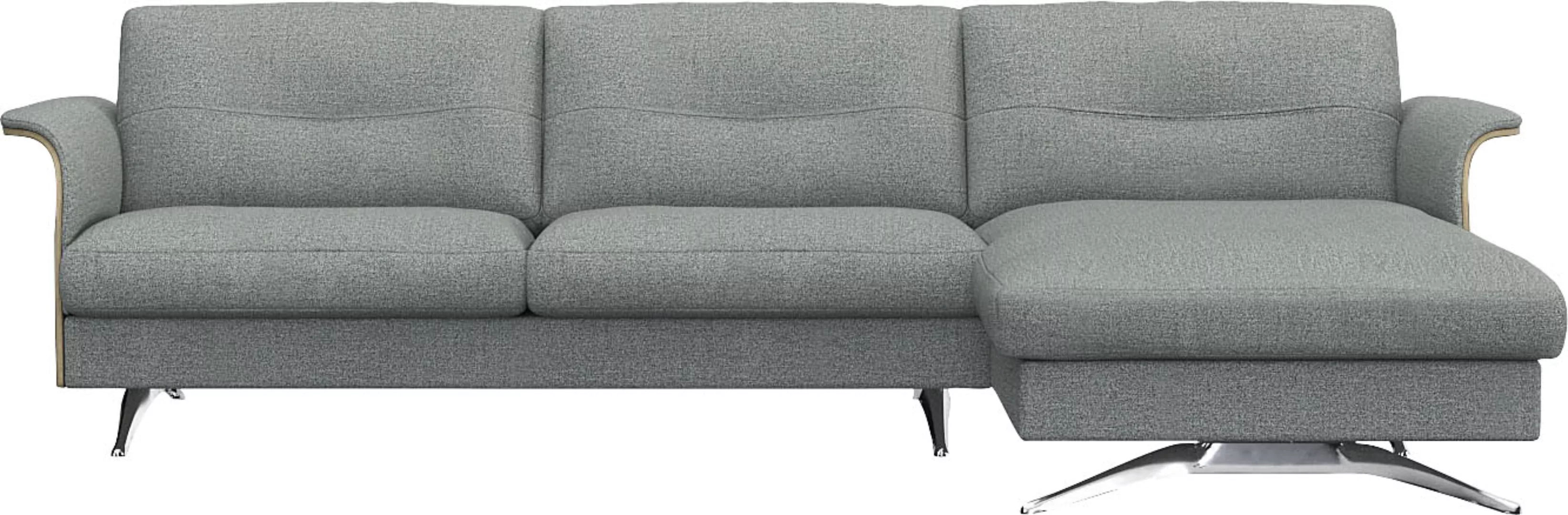 FLEXLUX Ecksofa »Glow bequem und komfortabel durch hochwertigen Sitzaufbau, günstig online kaufen