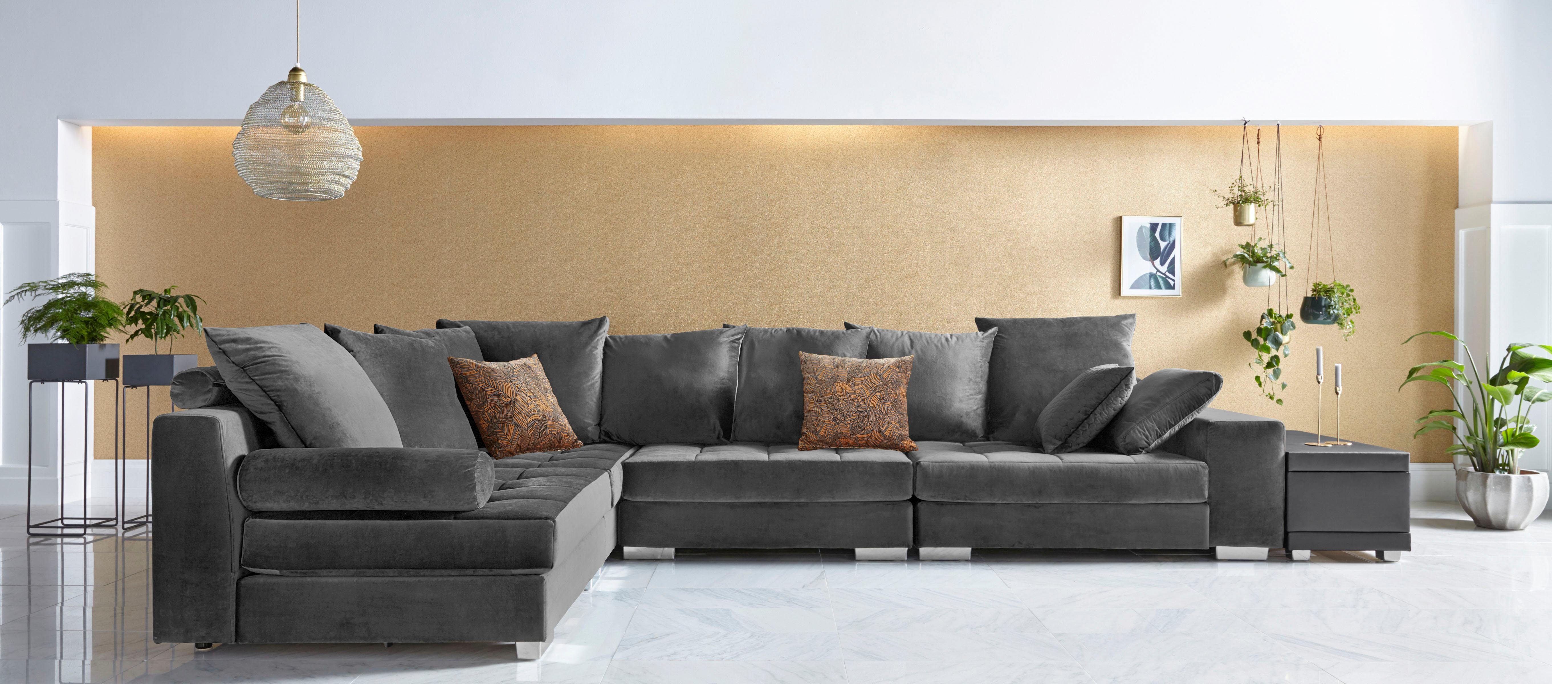 INOSIGN Ecksofa Vale L-Form, incl. Couchtisch, günstig online kaufen