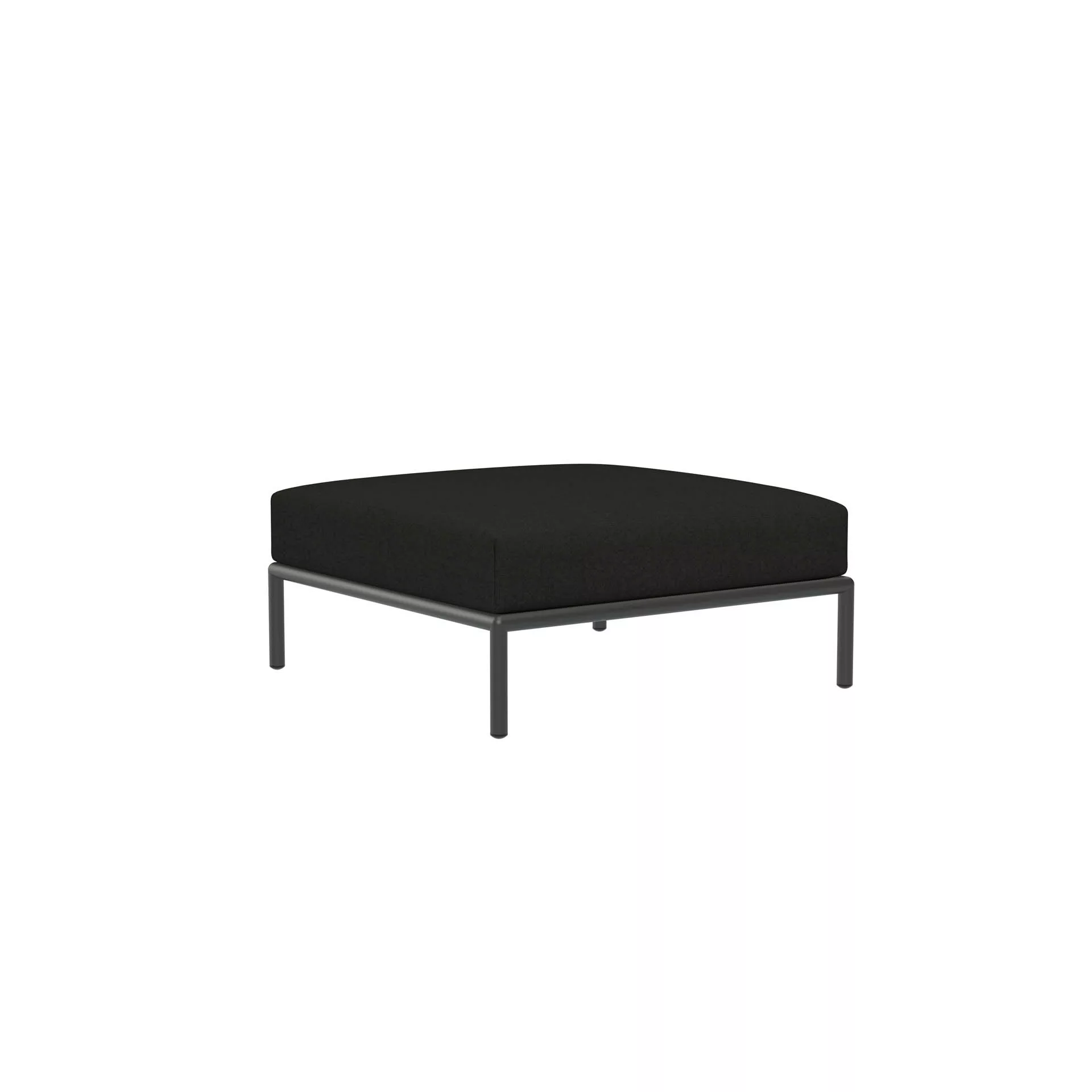 LEVEL2 Outdoor Ottoman Lounge-Modul 3 Kohle Dunkelgrau günstig online kaufen