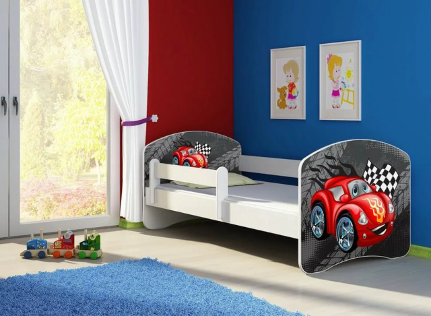 Clamaro Kinderbett (Kinderbett, Babybett 70x140, 80x160, 80x180cm Juniorbet günstig online kaufen