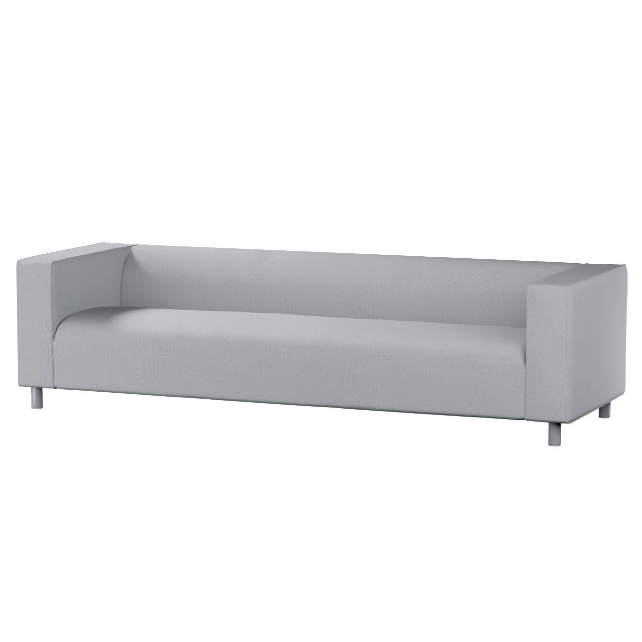 Bezug für Klippan 4-Sitzer Sofa, grau, Bezug für Klippan 4-Sitzer, Amsterda günstig online kaufen