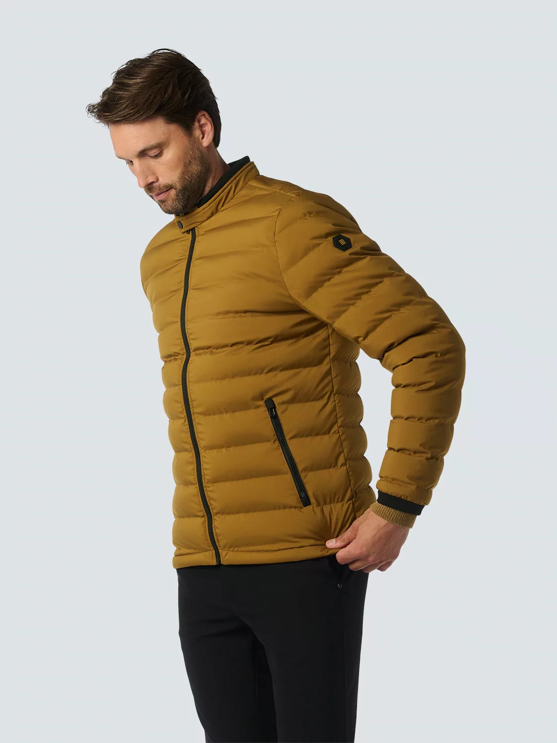 NO EXCESS Leichtdaunenjacke "No Excess Leichte Steppjacke mit sportlichem L günstig online kaufen