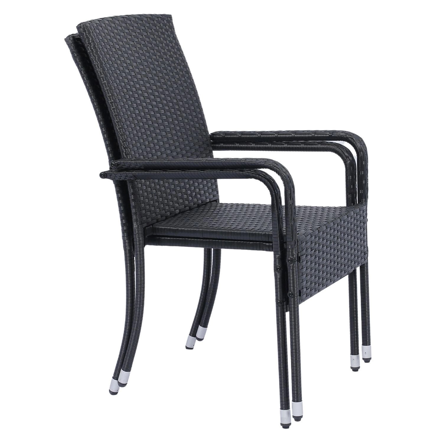 Juskys Gartenstuhl Yoro (2 St), stapelbar, günstig online kaufen