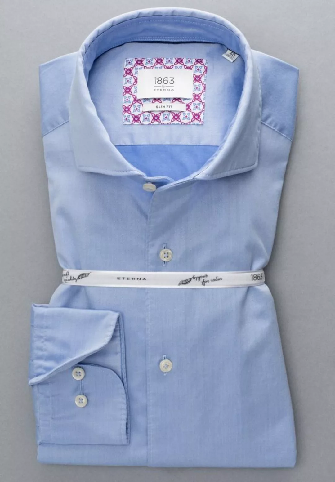 Eterna Langarmhemd - Businesshemd - Soft Luxury Shirt Twill Langarm günstig online kaufen