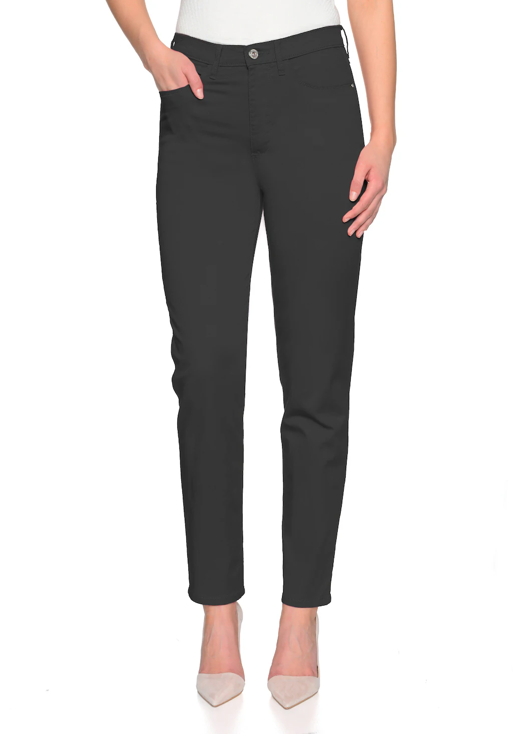 STOOKER WOMEN 5-Pocket-Jeans "Nizza Twill Tapered Fit", Casual Clean Wash T günstig online kaufen