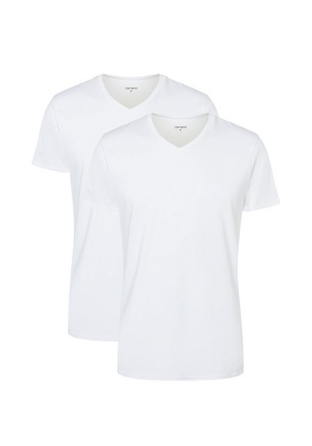 Camano T-Shirt (2er Pack) mit V-Ausschnitt günstig online kaufen