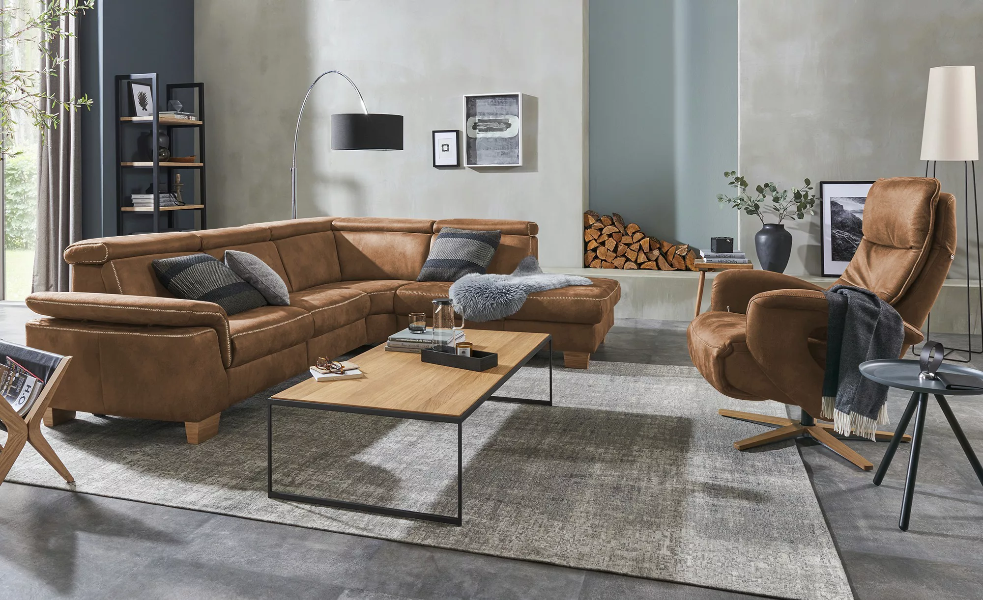 Mein Sofa bold Ecksofa  Beata ¦ braun ¦ Maße (cm): B: 270 H: 80 T: 233.0 Po günstig online kaufen