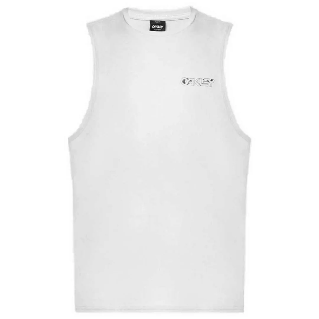 Oakley Apparel Interstellar Great Wave Ärmelloses T-shirt XL White günstig online kaufen