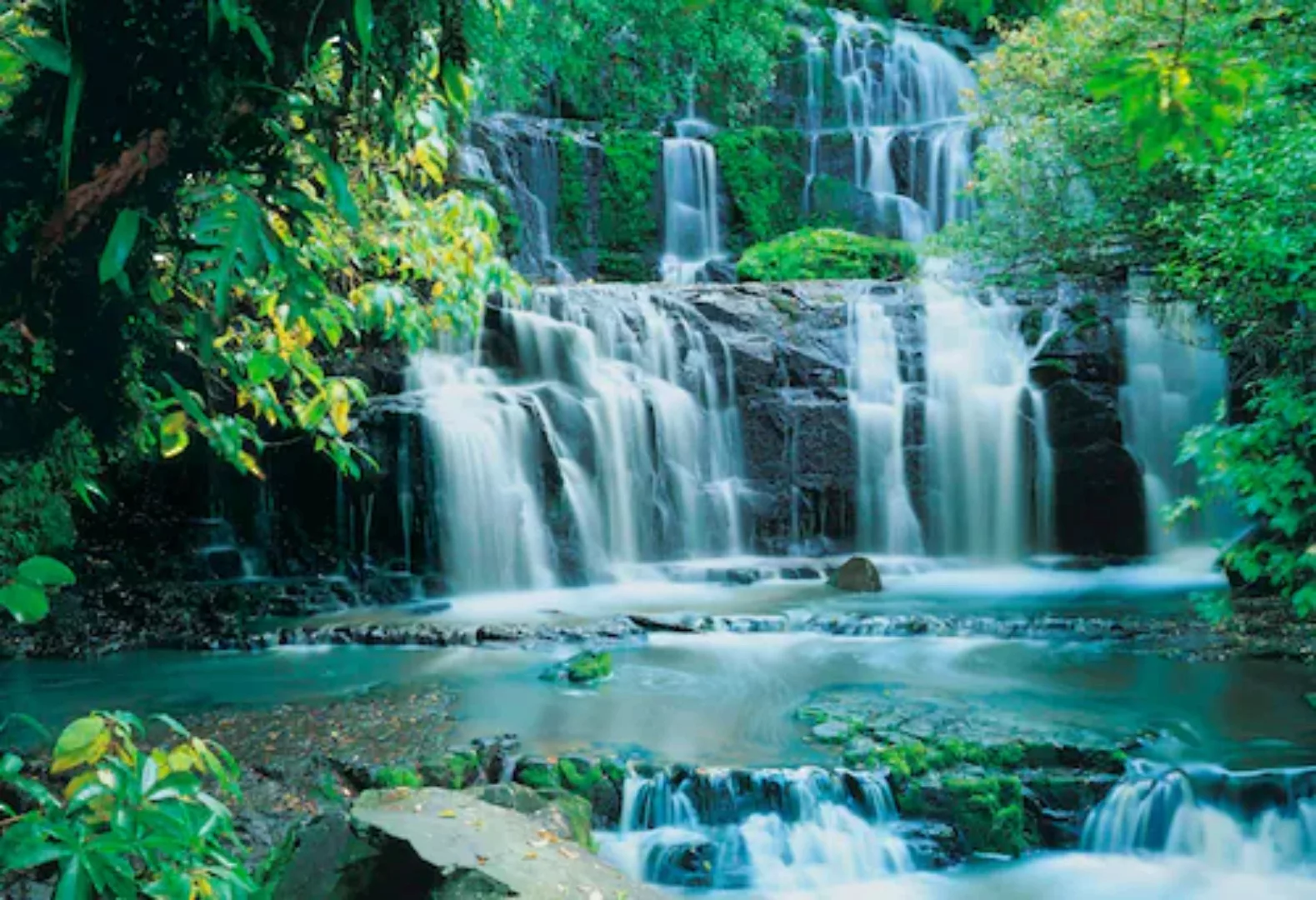 Komar Fototapete Pura Kaunui Falls 368 cm x 254 cm FSC® günstig online kaufen