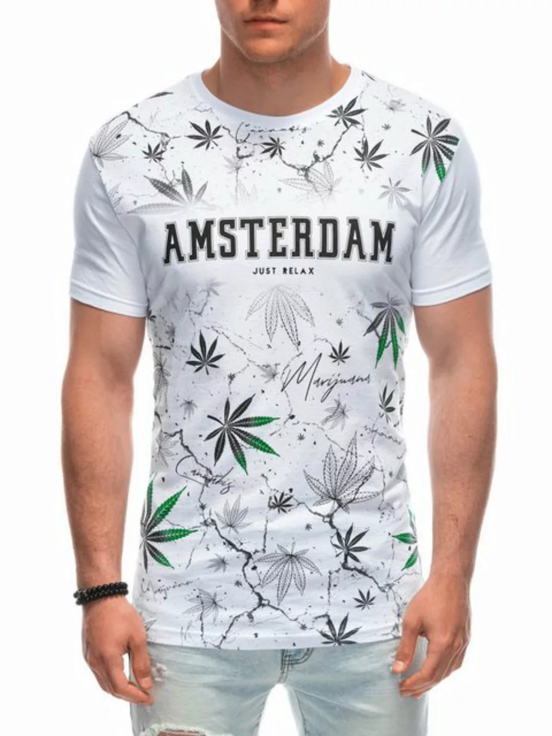 Edoti Print-Shirt T-Shirt Regular Fit günstig online kaufen