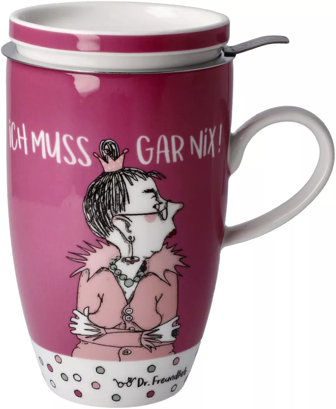 Goebel Tasse "Barbara Freundlieb", Teetasse mit Deckel und Sieb, Barbara Fr günstig online kaufen