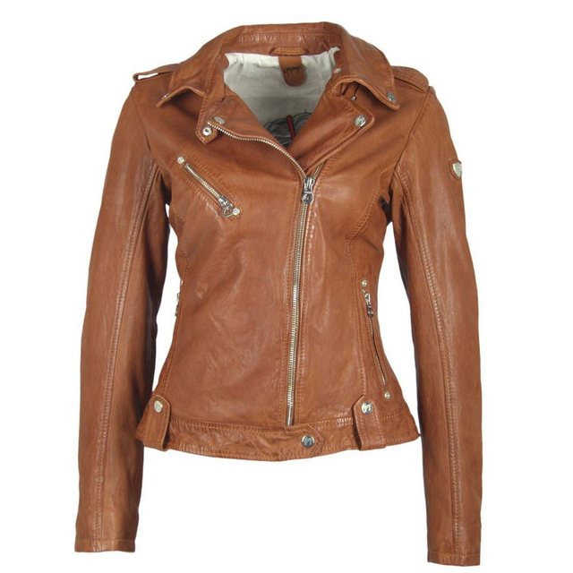 Gipsy by Mauritius Lederjacke Famos Bikerjacke mit asymmetrischem Zipper au günstig online kaufen