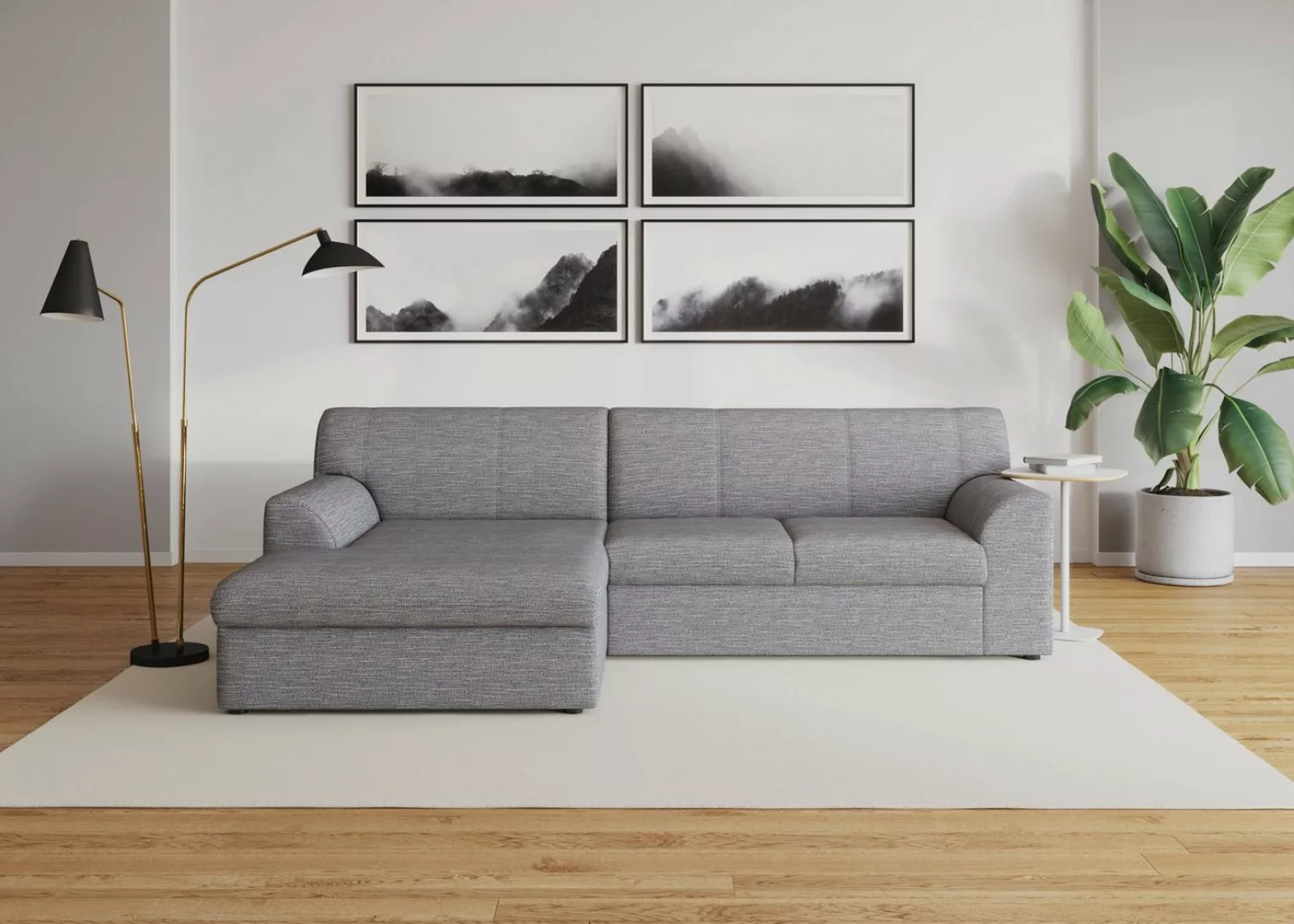 DOMO collection Ecksofa Topper L-Form, mit Recamiere, wahlweise mit Schlaff günstig online kaufen