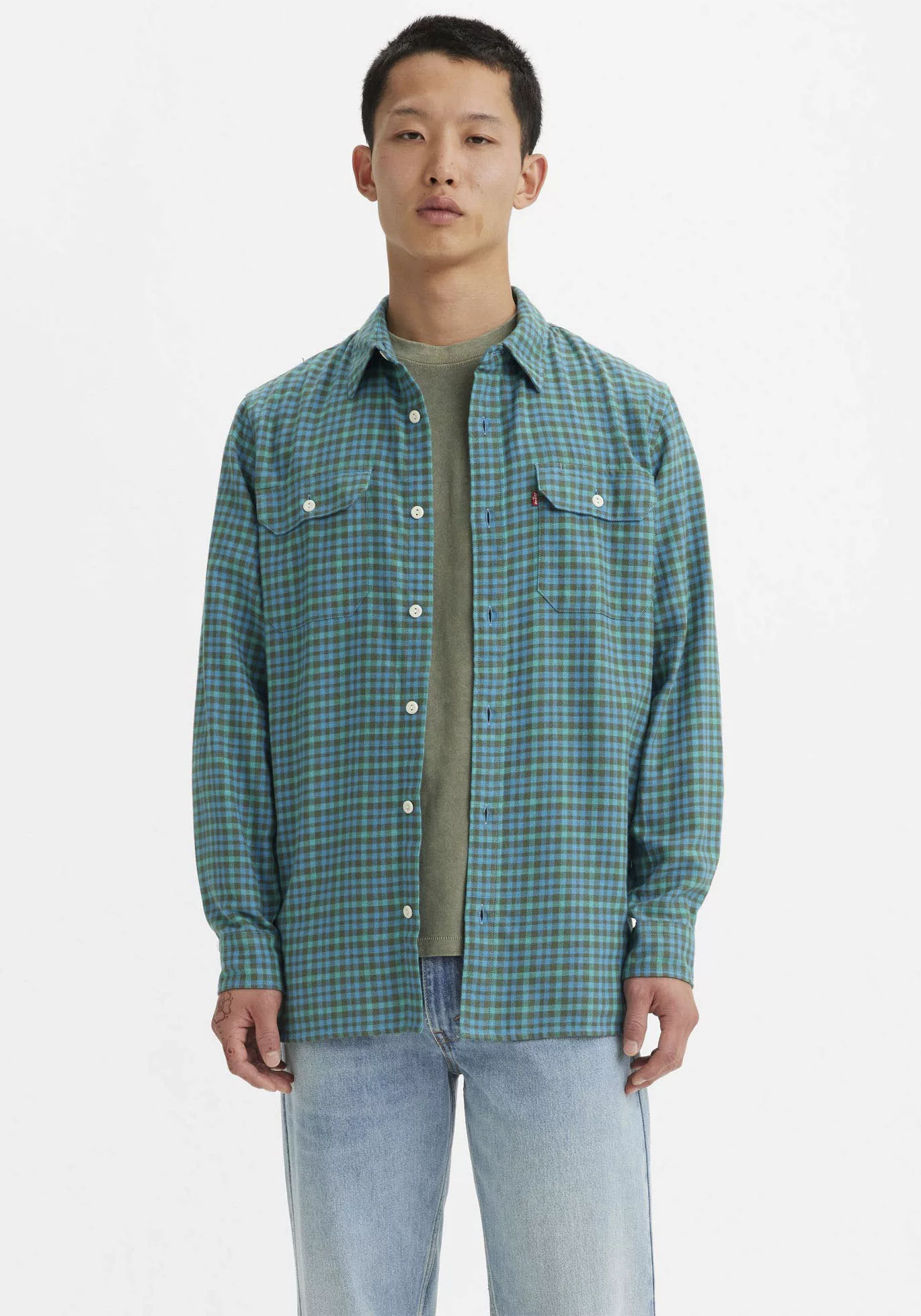 Levi's® Flanellhemd JACKSON WORKER mit durchgehender Knopfleiste günstig online kaufen