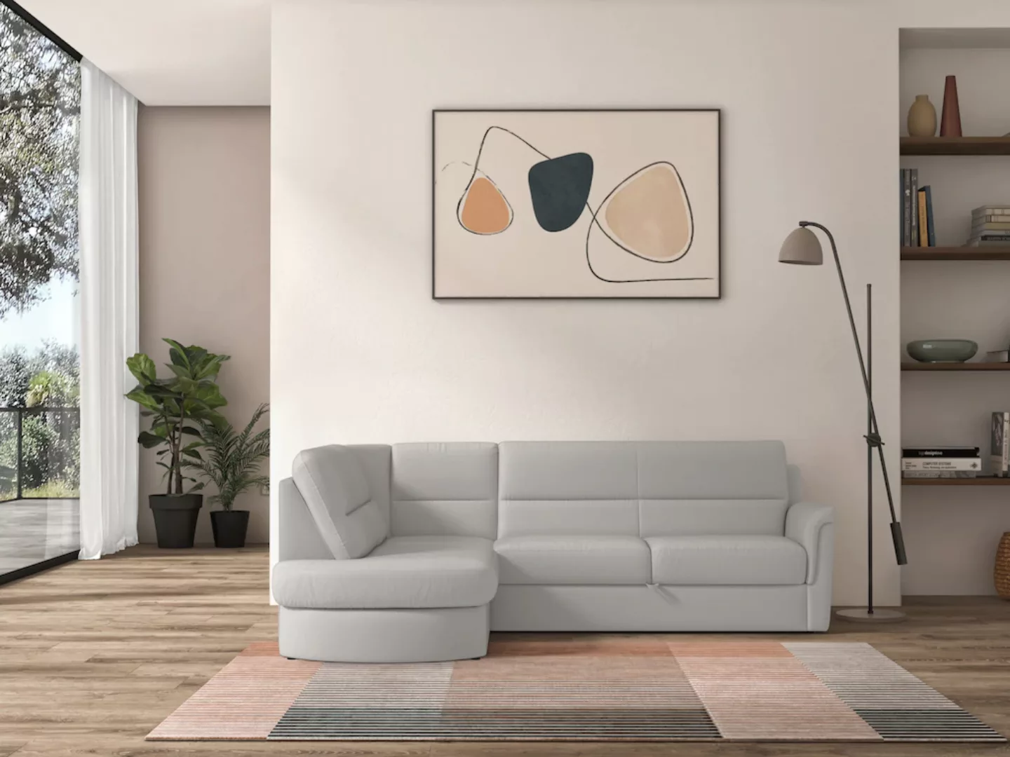 sit&more Ecksofa »Panini L-Form«, wahlweise mit Vorziehsitz und Bettkasten günstig online kaufen