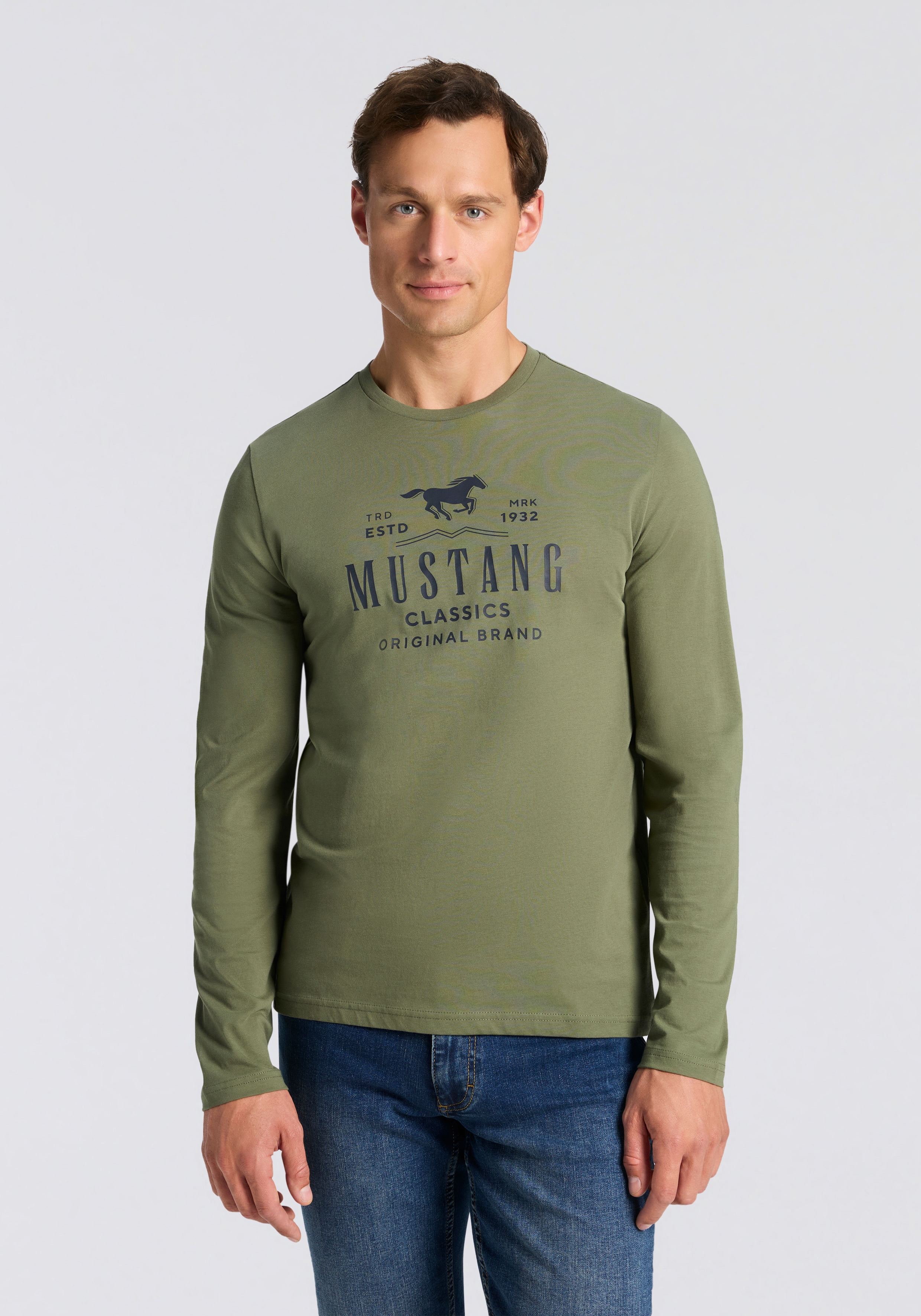 MUSTANG Langarmshirt "Style Adrian" günstig online kaufen