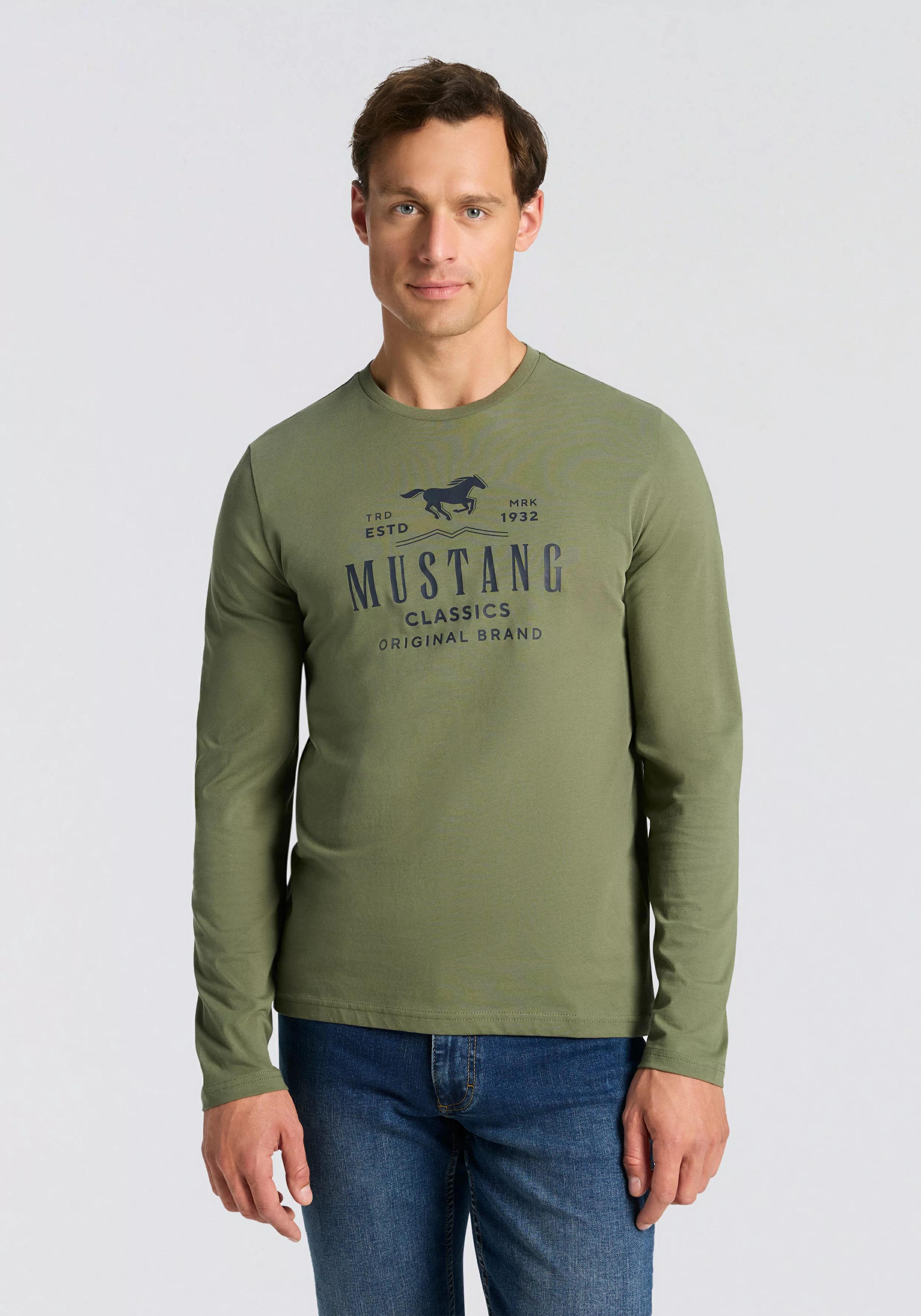 MUSTANG Langarmshirt "Style Adrian" günstig online kaufen