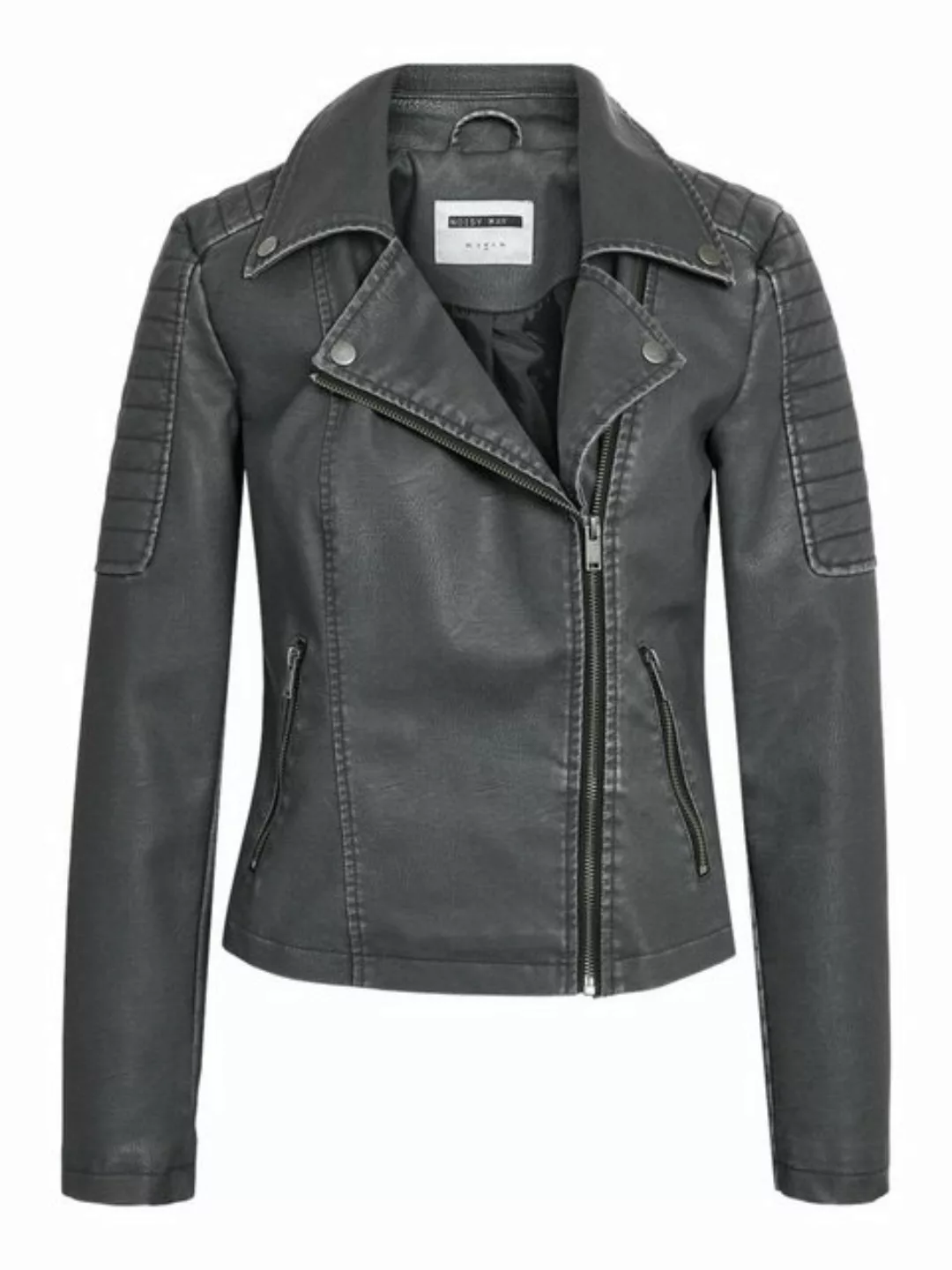 Noisy may Lederjacke NMELMA REBEL (1-St) günstig online kaufen