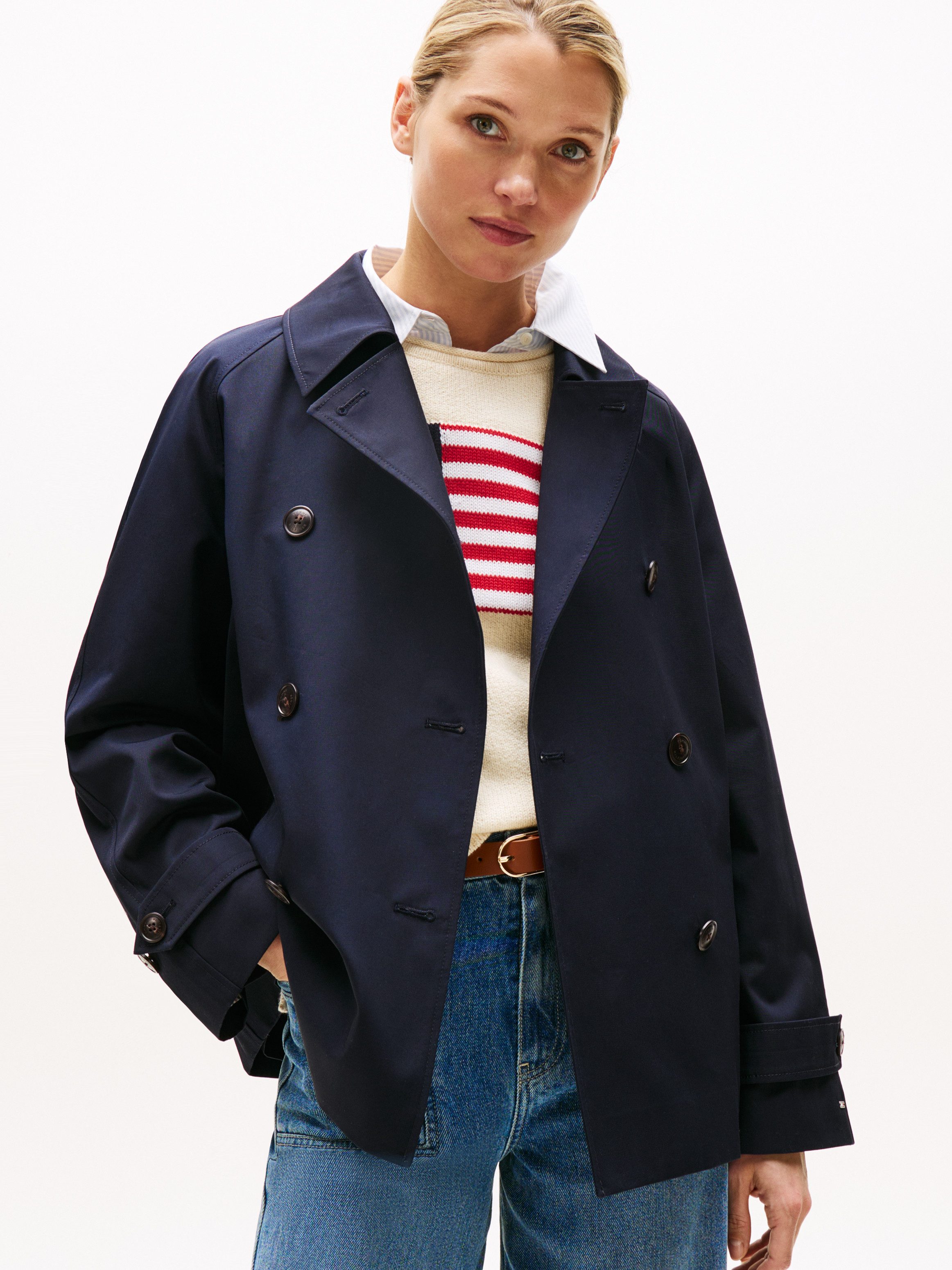Tommy Hilfiger Trenchcoat COTTON REG SHORT günstig online kaufen